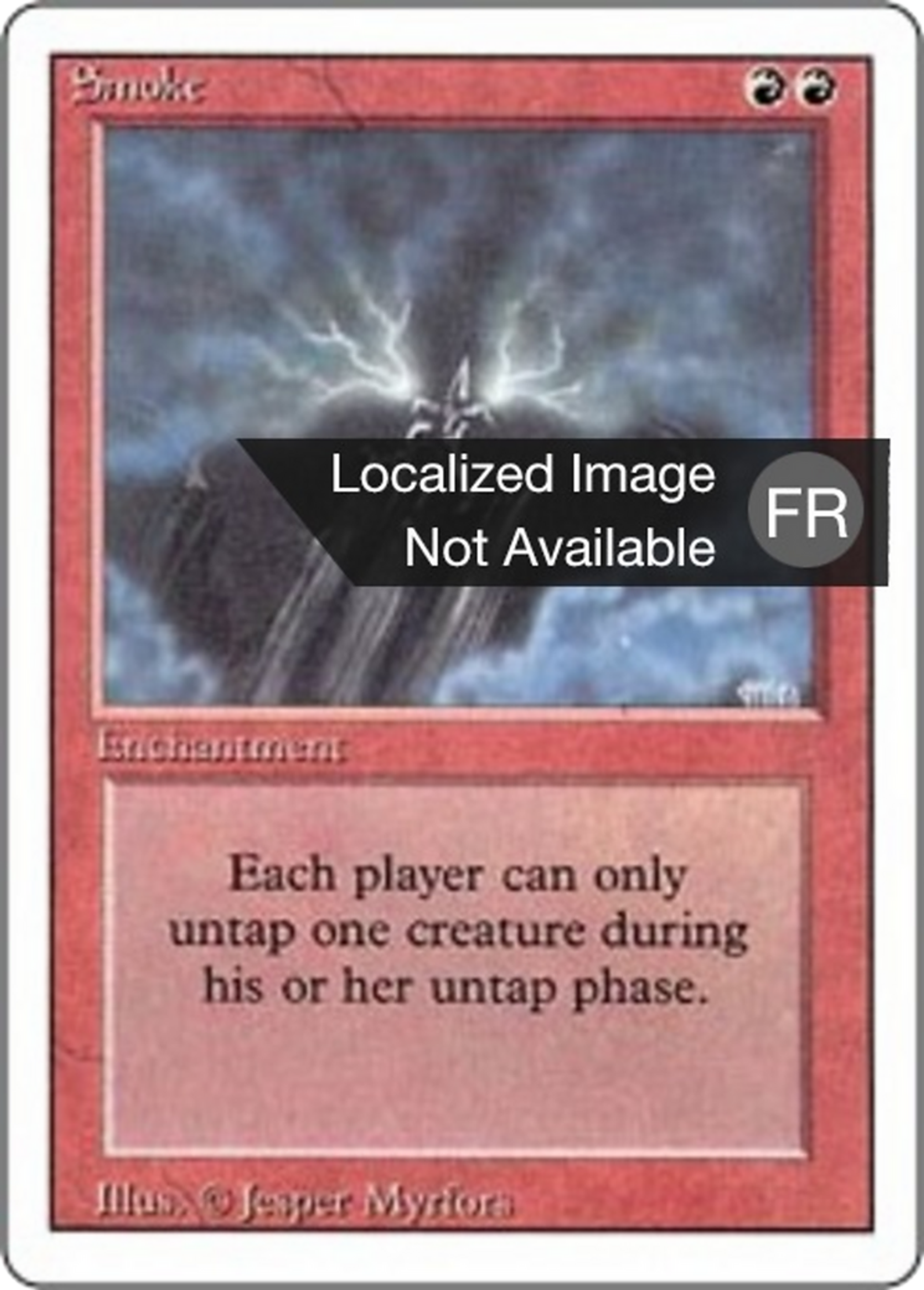Smoke — Foreign White Border — Magic: The Gathering