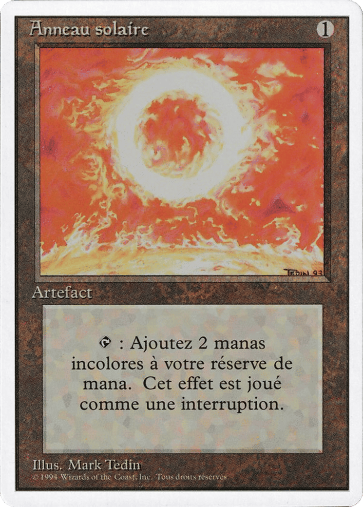 Sol Ring — Foreign White Border — Magic: The Gathering