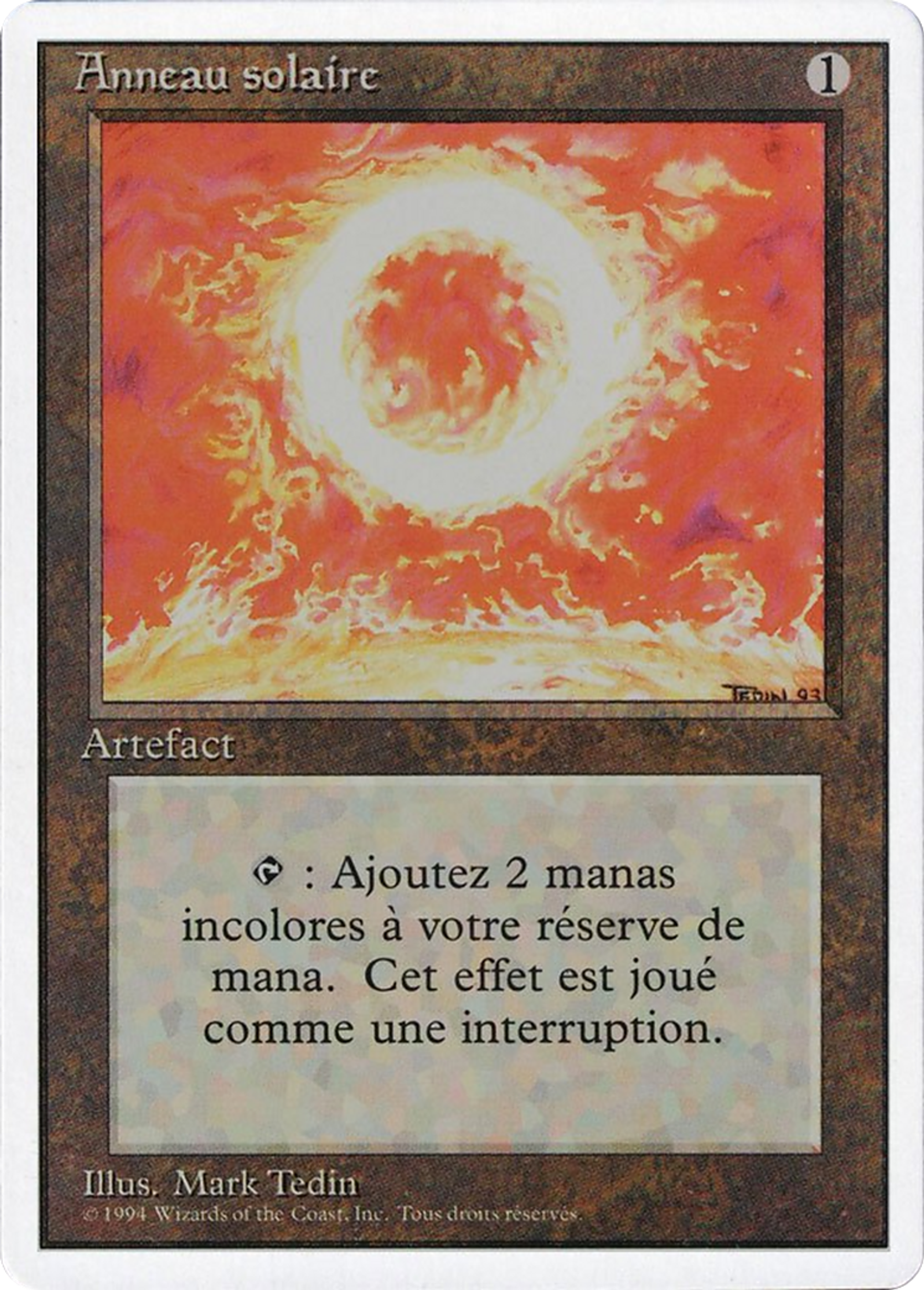 Sol Ring — Foreign White Border — Magic: The Gathering