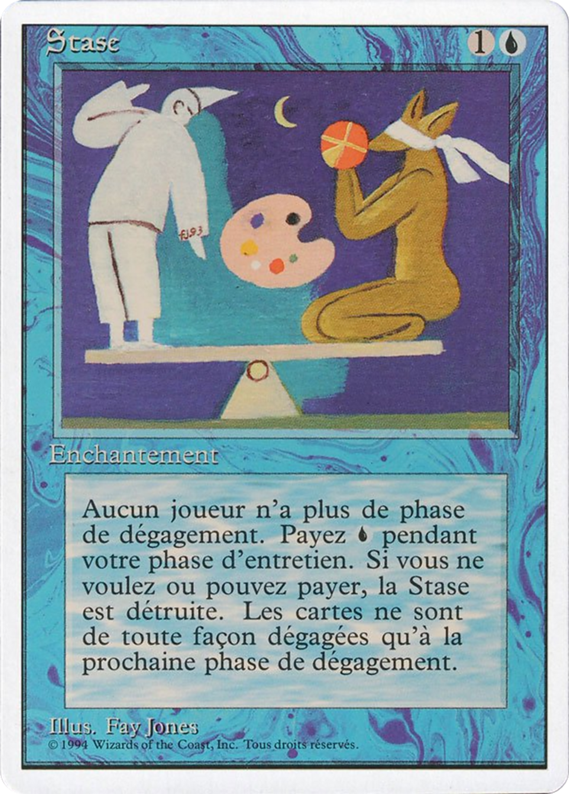 Stase — Foreign White Border — Magic: The Gathering