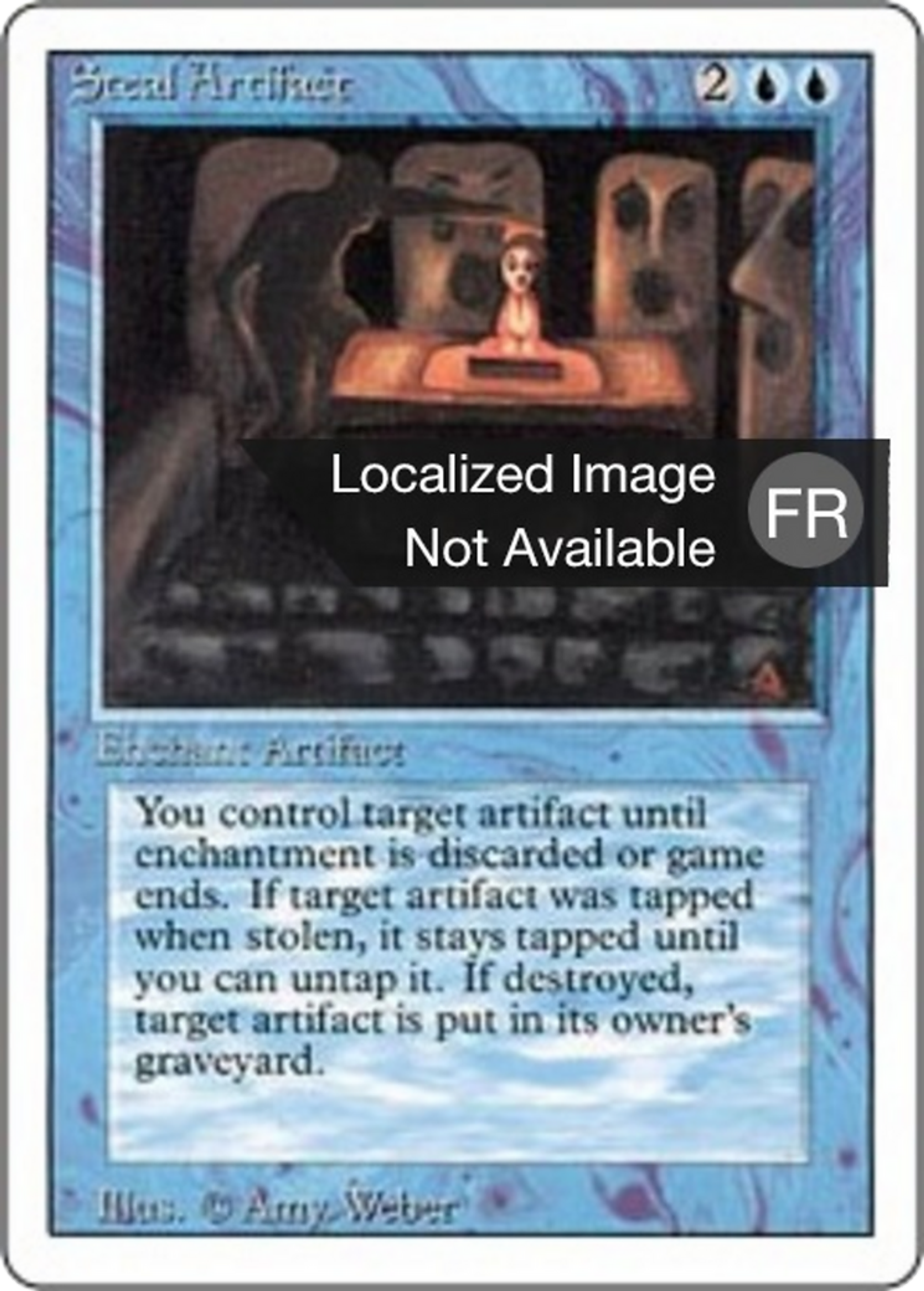 Steal Artifact — Foreign White Border — Magic: The Gathering