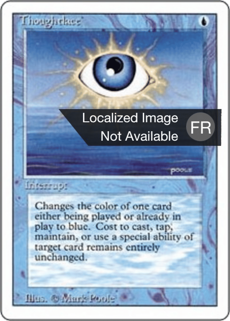 Thoughtlace — Foreign White Border — Magic: The Gathering