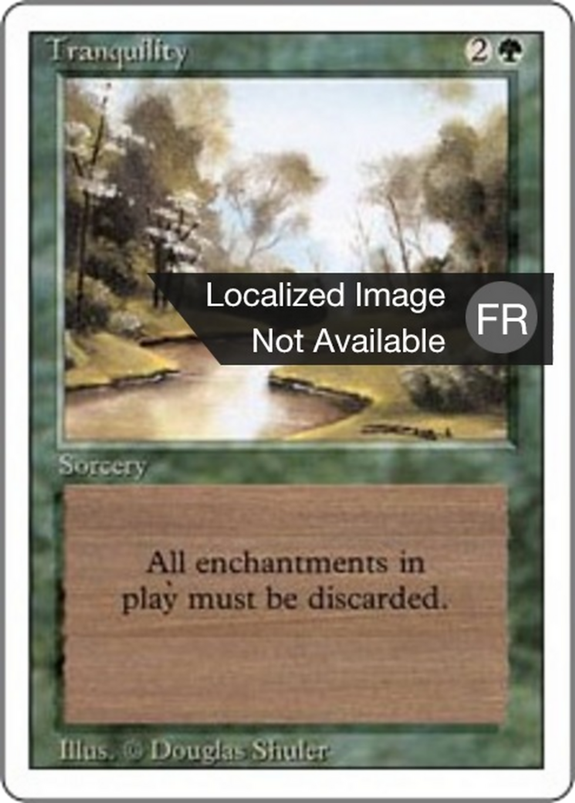 Tranquility — Foreign White Border — Magic: The Gathering