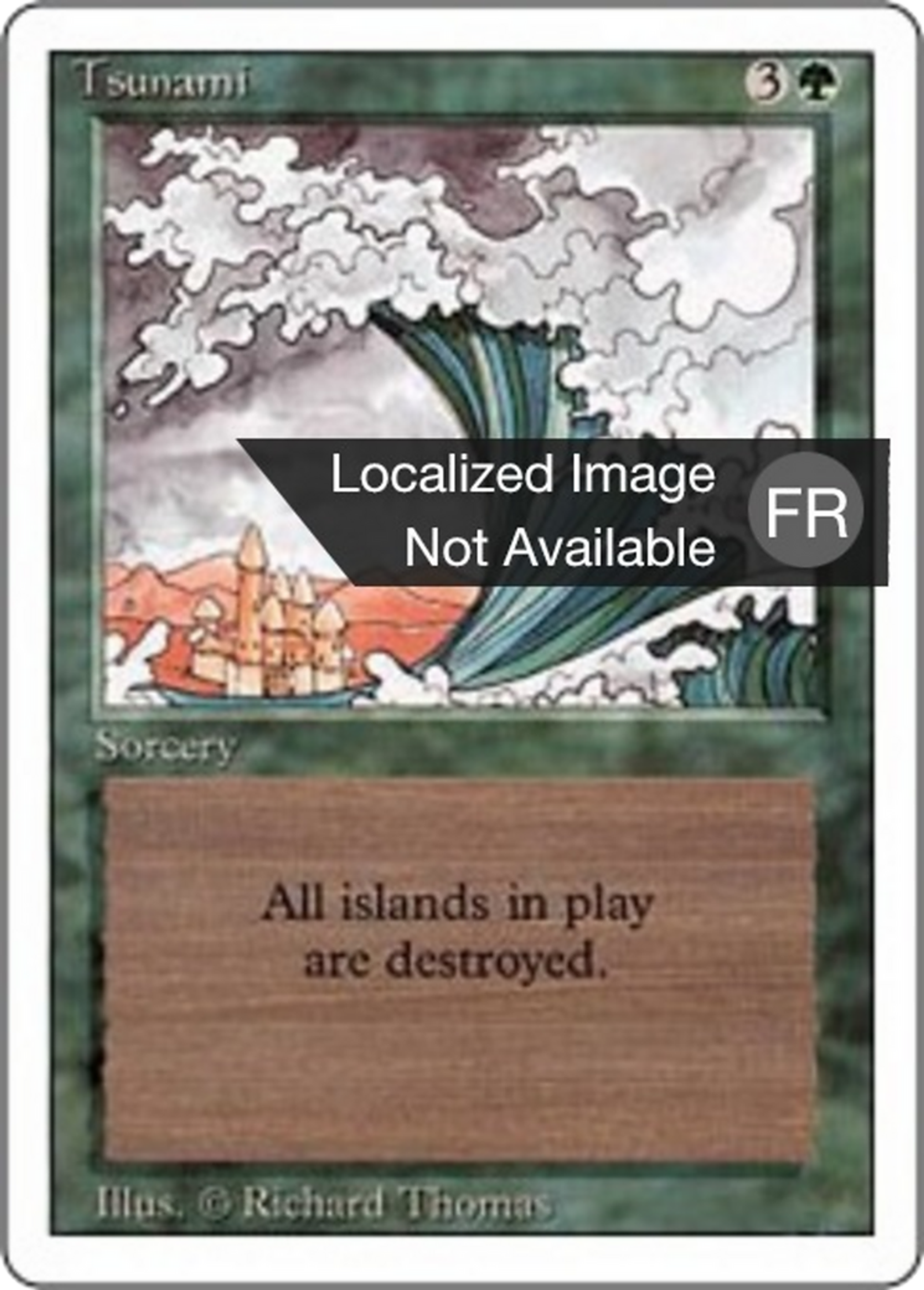 Tsunami — Foreign White Border — Magic: The Gathering