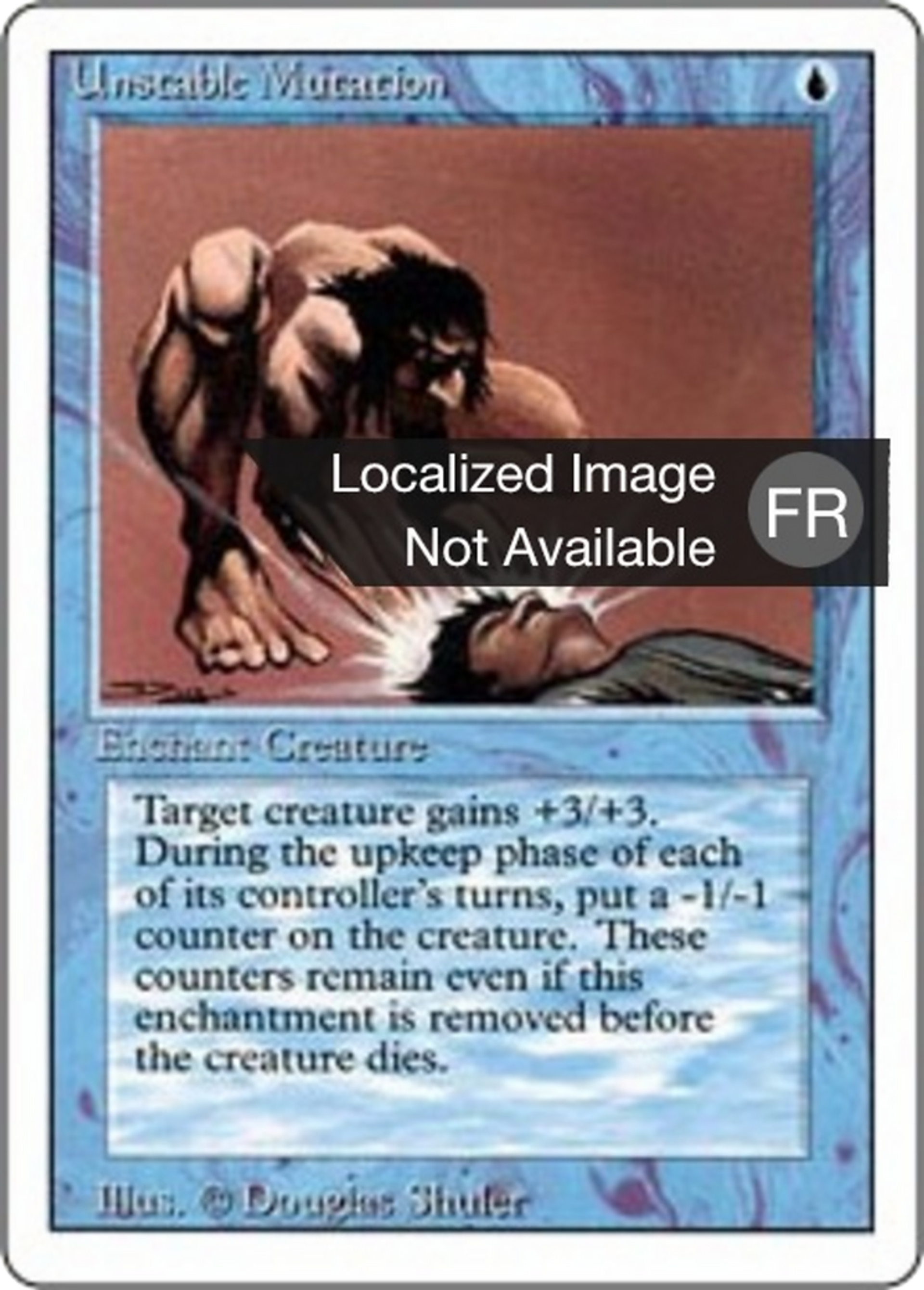 Unstable Mutation — Foreign White Border — Magic: The Gathering