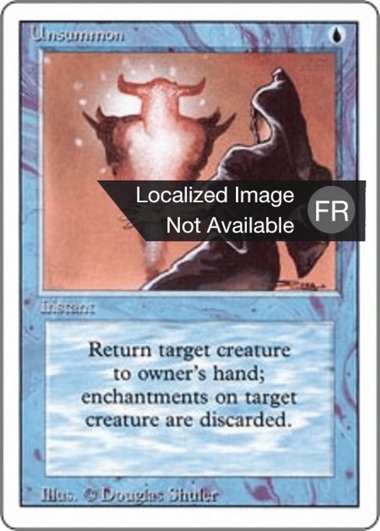 Désinvocation — Foreign White Border — Magic: The Gathering