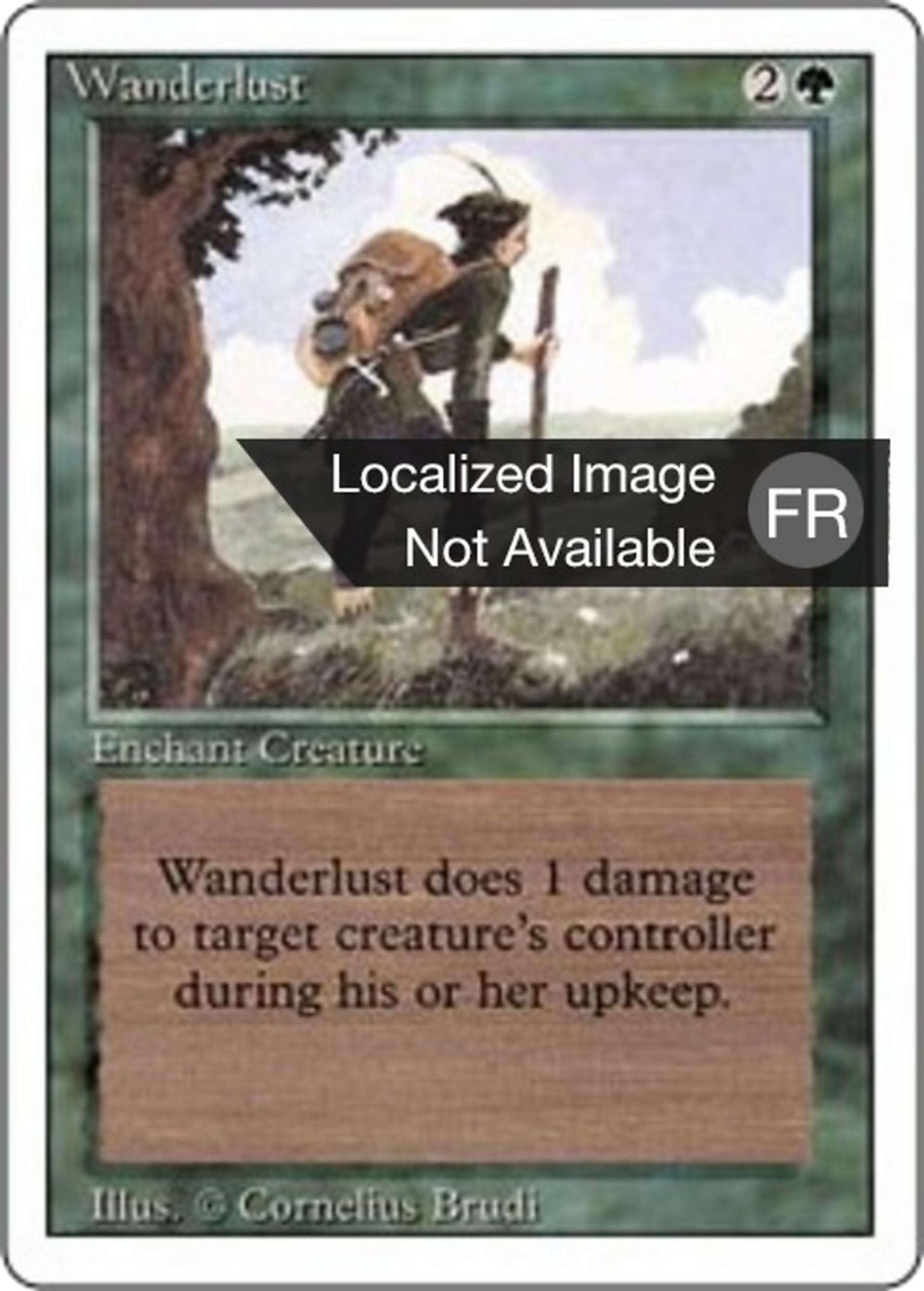 Wanderlust — Foreign White Border — Magic: The Gathering
