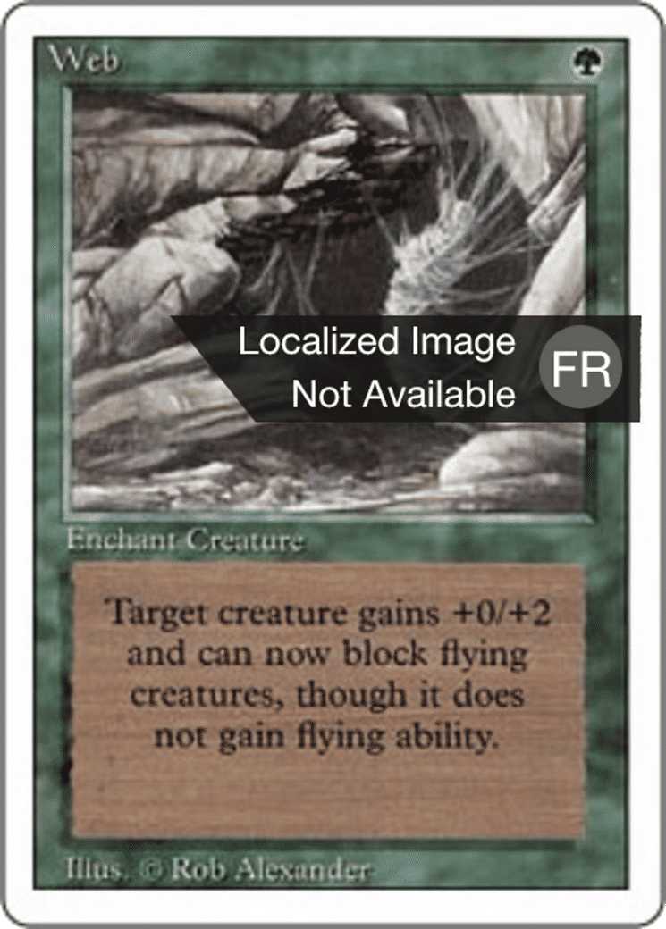 Web — Foreign White Border — Magic: The Gathering