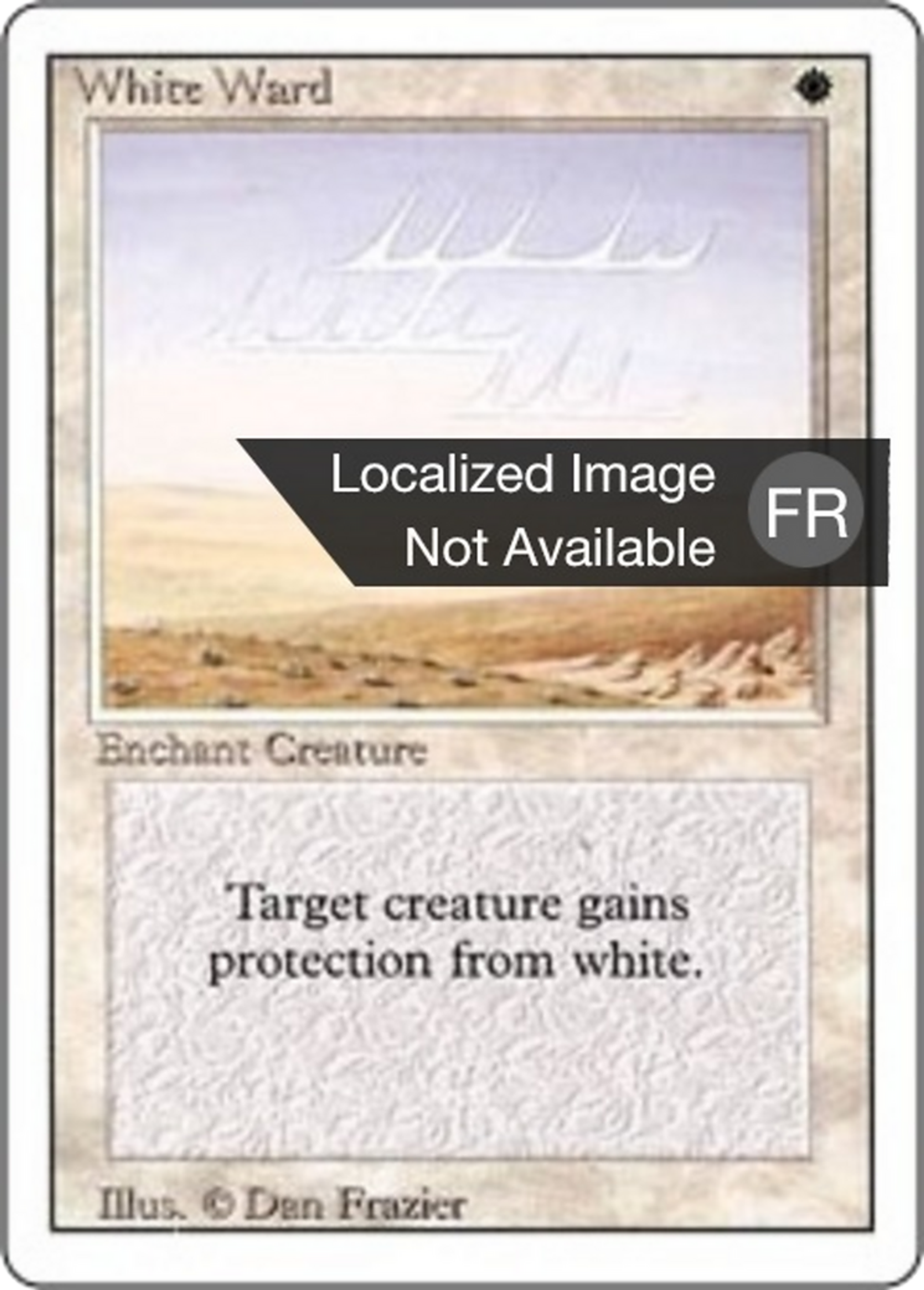Rune de garde blanche — Foreign White Border — Magic: The Gathering