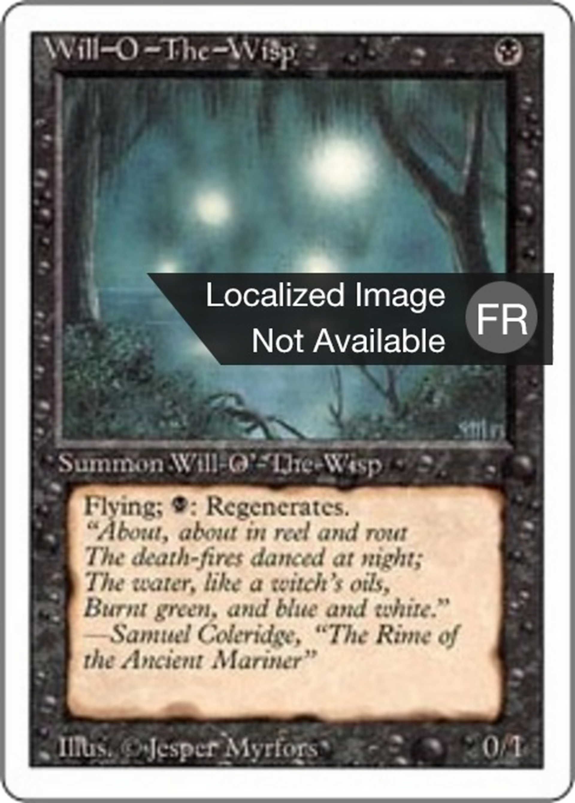 Feu follet — Foreign White Border — Magic: The Gathering