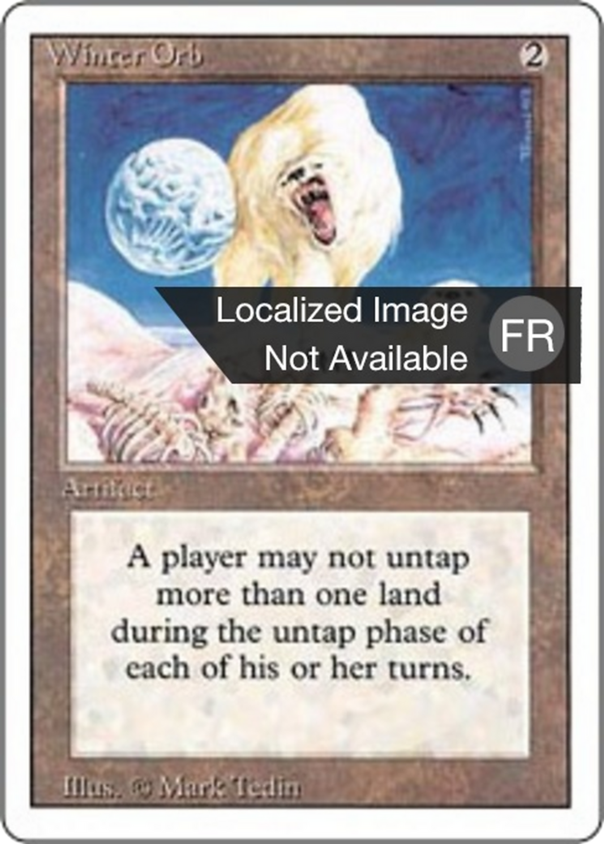 Winter Orb — Foreign White Border — Magic: The Gathering