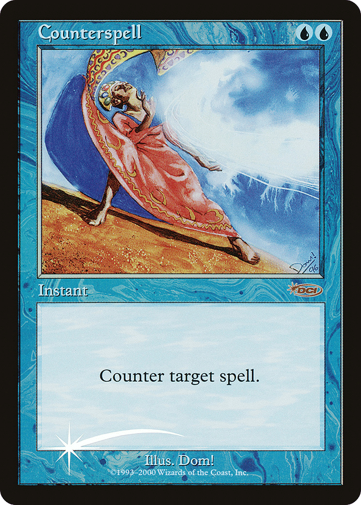 Counterspell — Judge Gift Cards 2000 — Magic: The Gathering