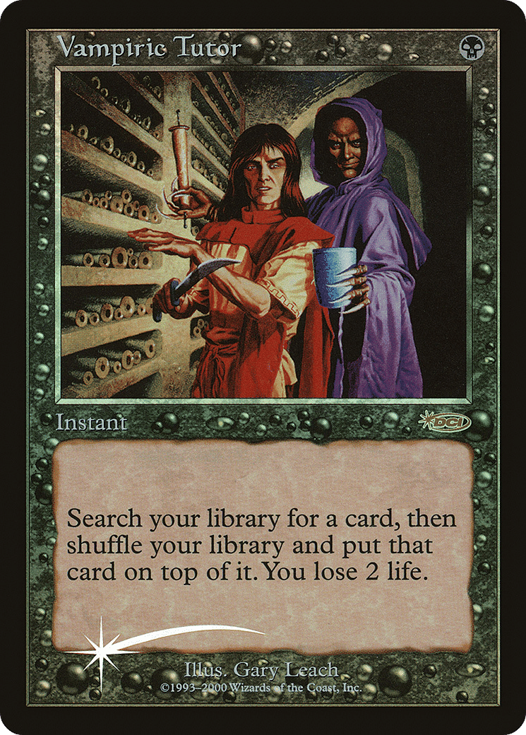 Vampiric Tutor — Judge Gift Cards 2000 — Magic: The Gathering