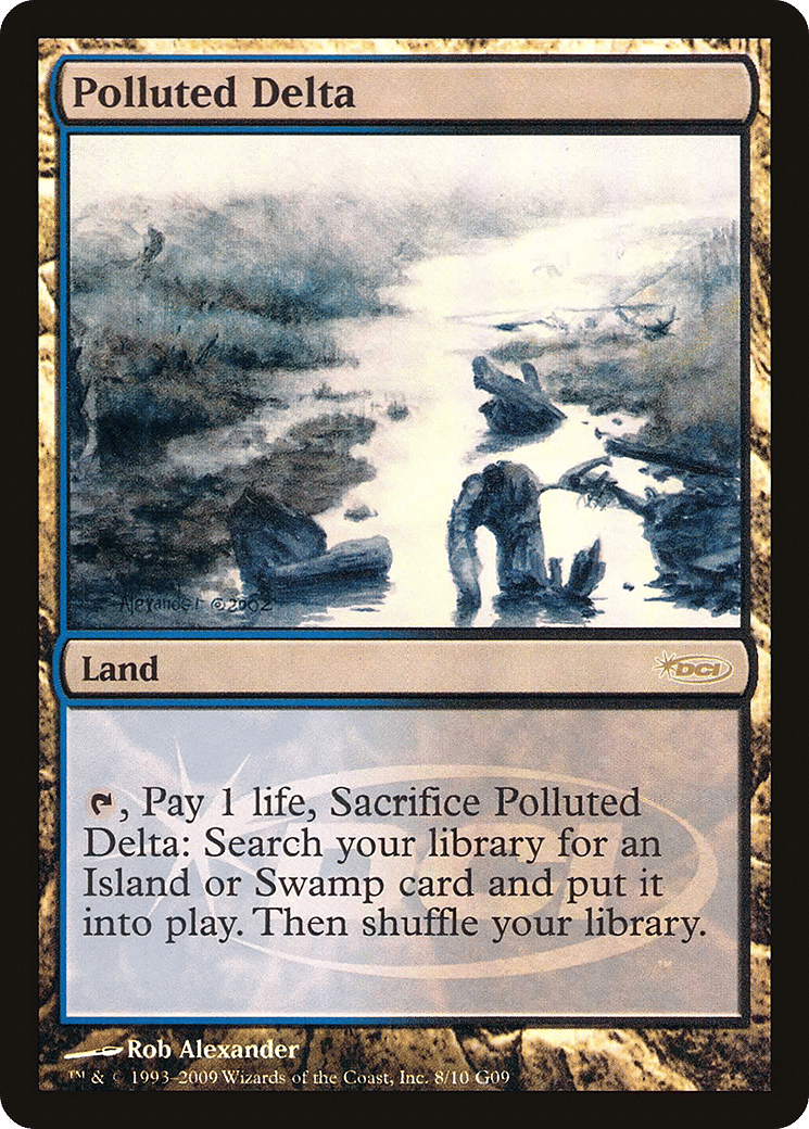 Estuaire pollué — Judge Gift Cards 2009 — Magic: The Gathering