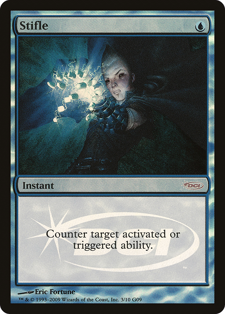 Stifle — Judge Gift Cards 2009 — Magic: The Gathering