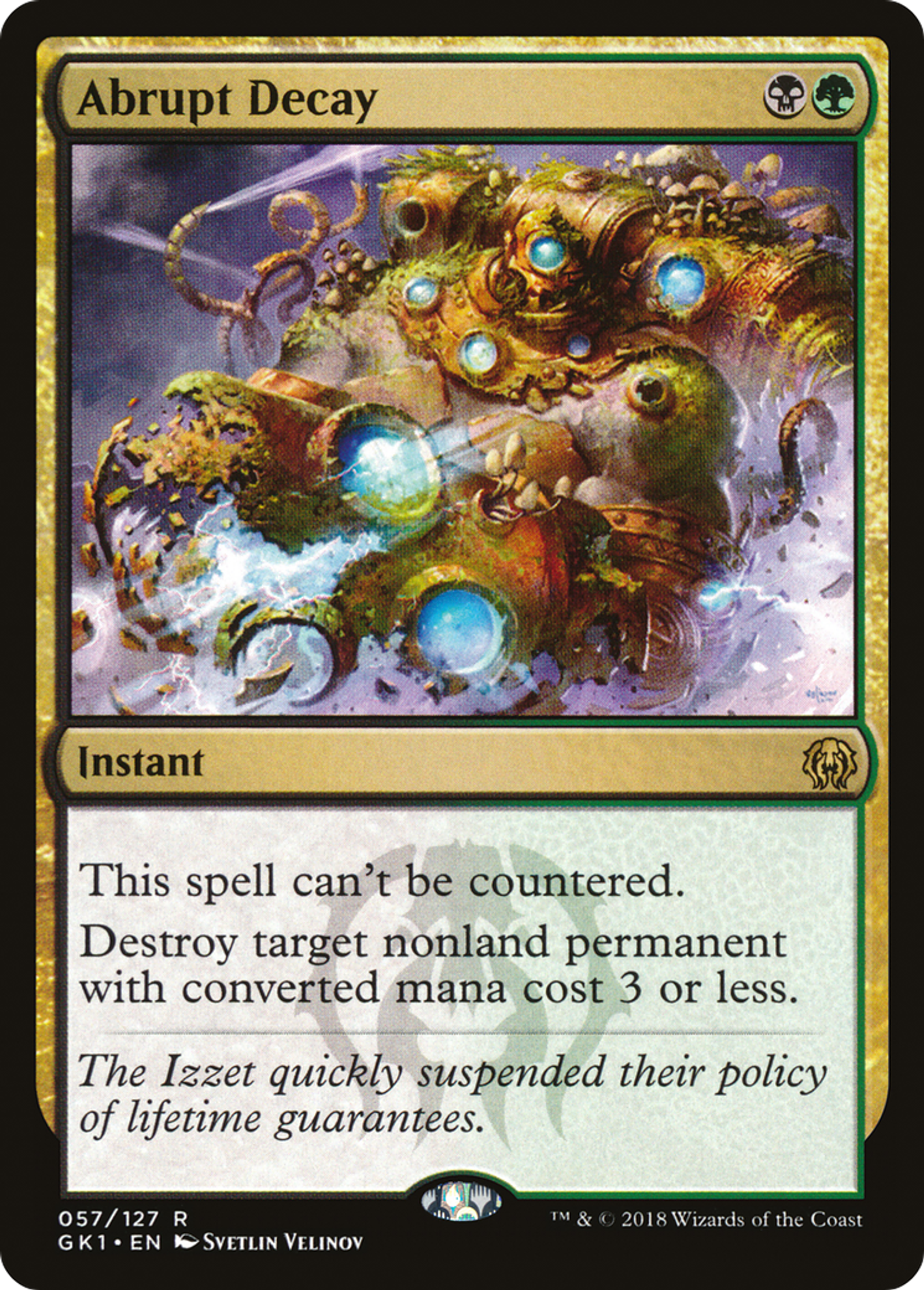 Abrupt Decay — GRN Guild Kit — Magic: The Gathering