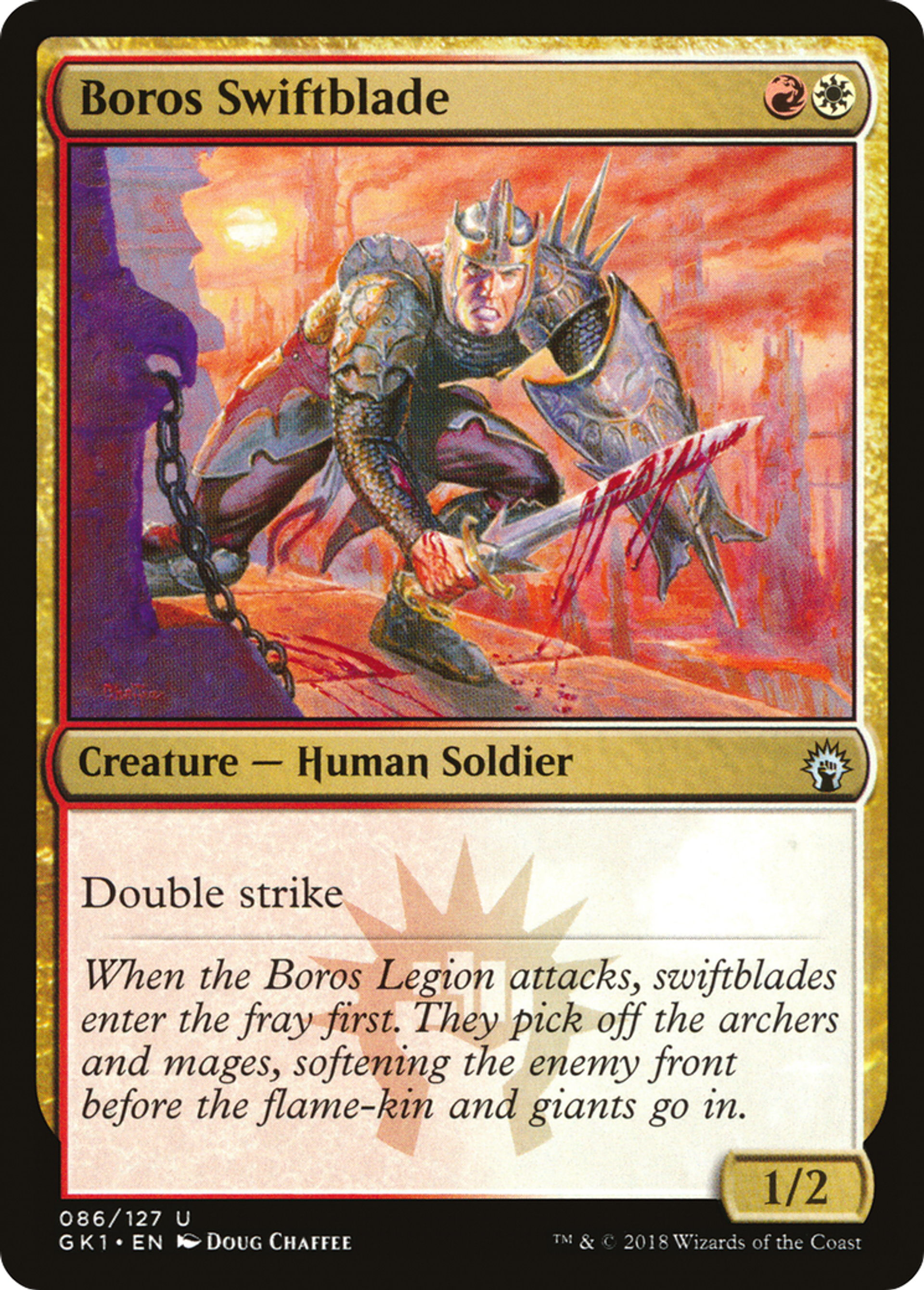 Boros Swiftblade — GRN Guild Kit — Magic: The Gathering