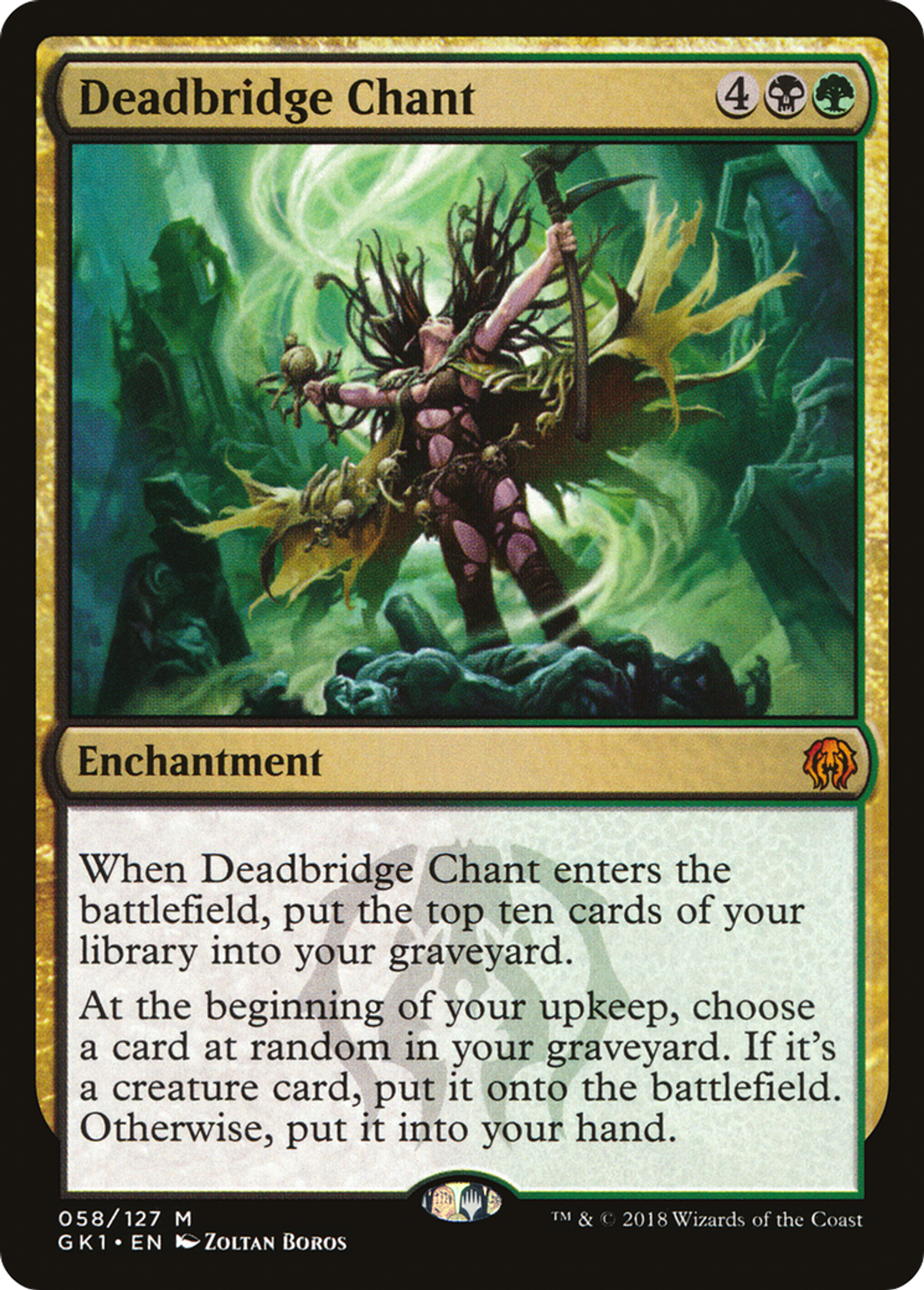 Chant de Mortepont — GRN Guild Kit — Magic: The Gathering