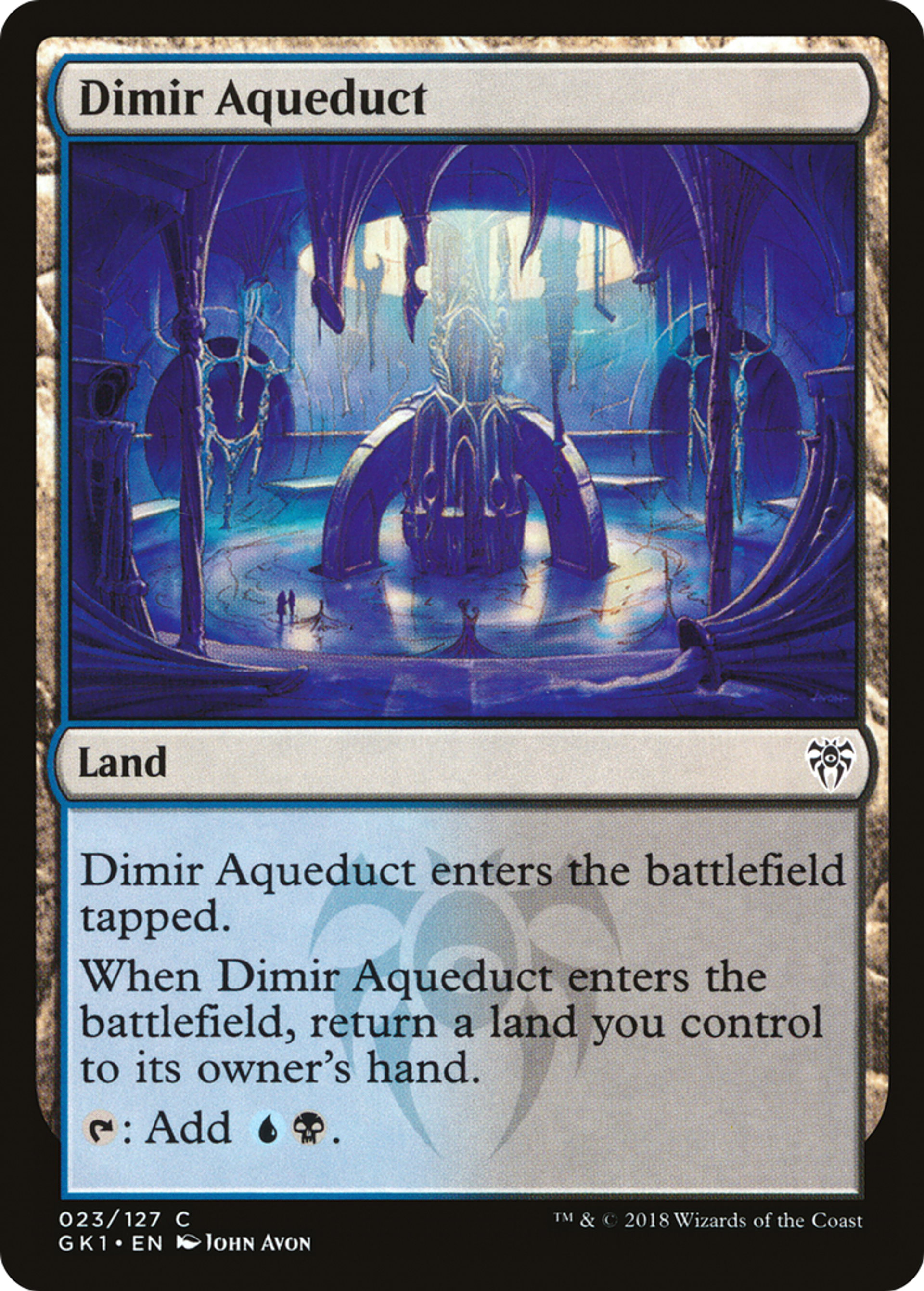 Dimir Aqueduct — GRN Guild Kit — Magic: The Gathering