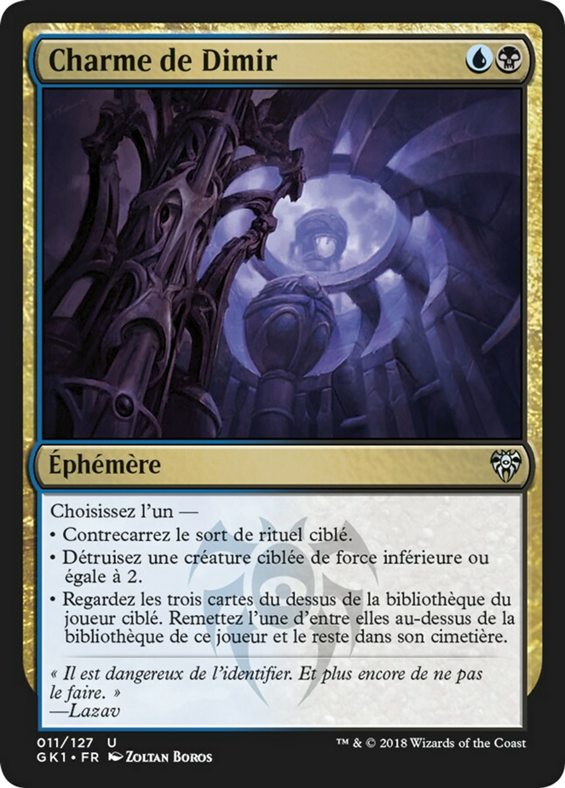Charme de Dimir — GRN Guild Kit — Magic: The Gathering