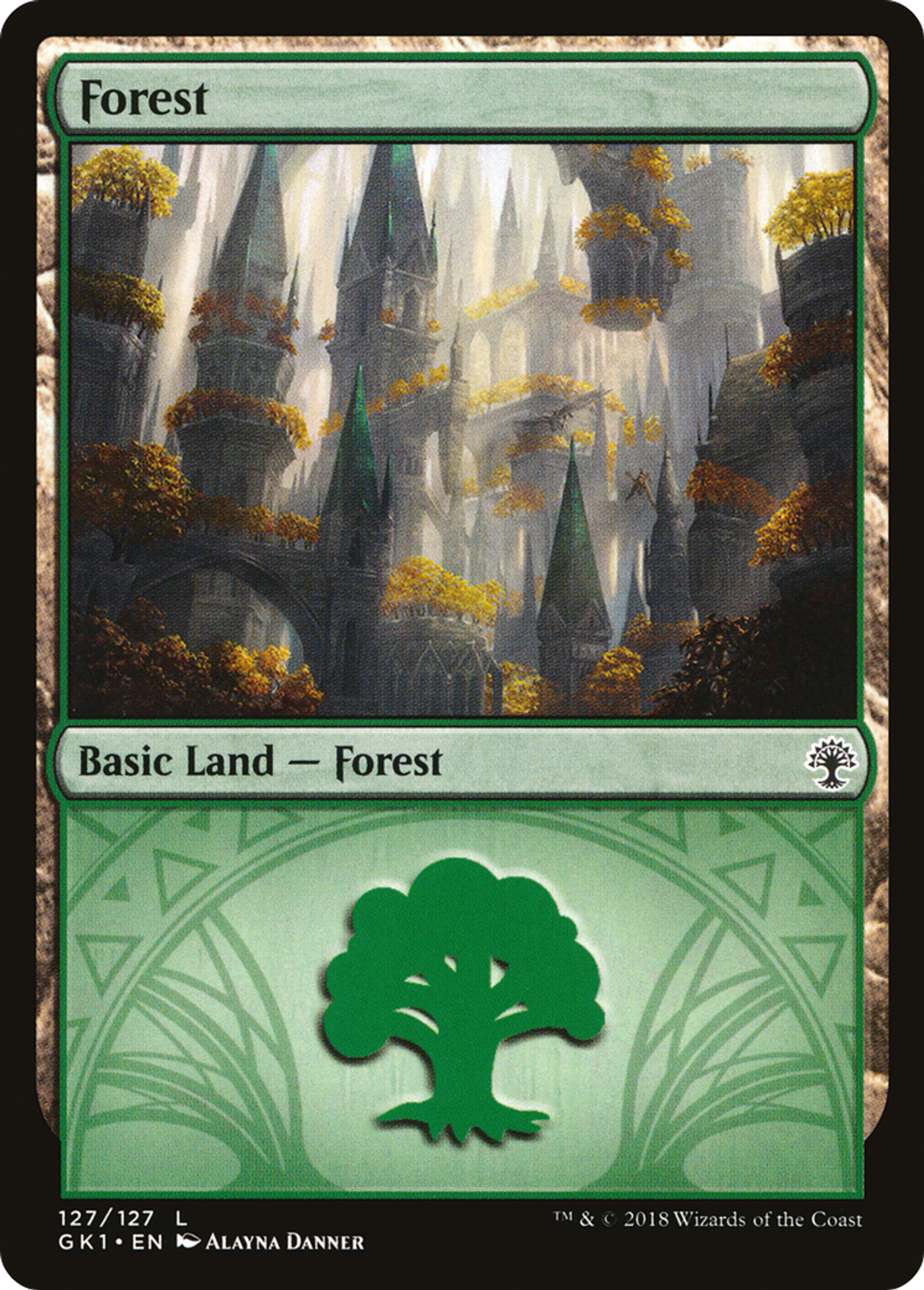 Forest — GRN Guild Kit — Magic: The Gathering