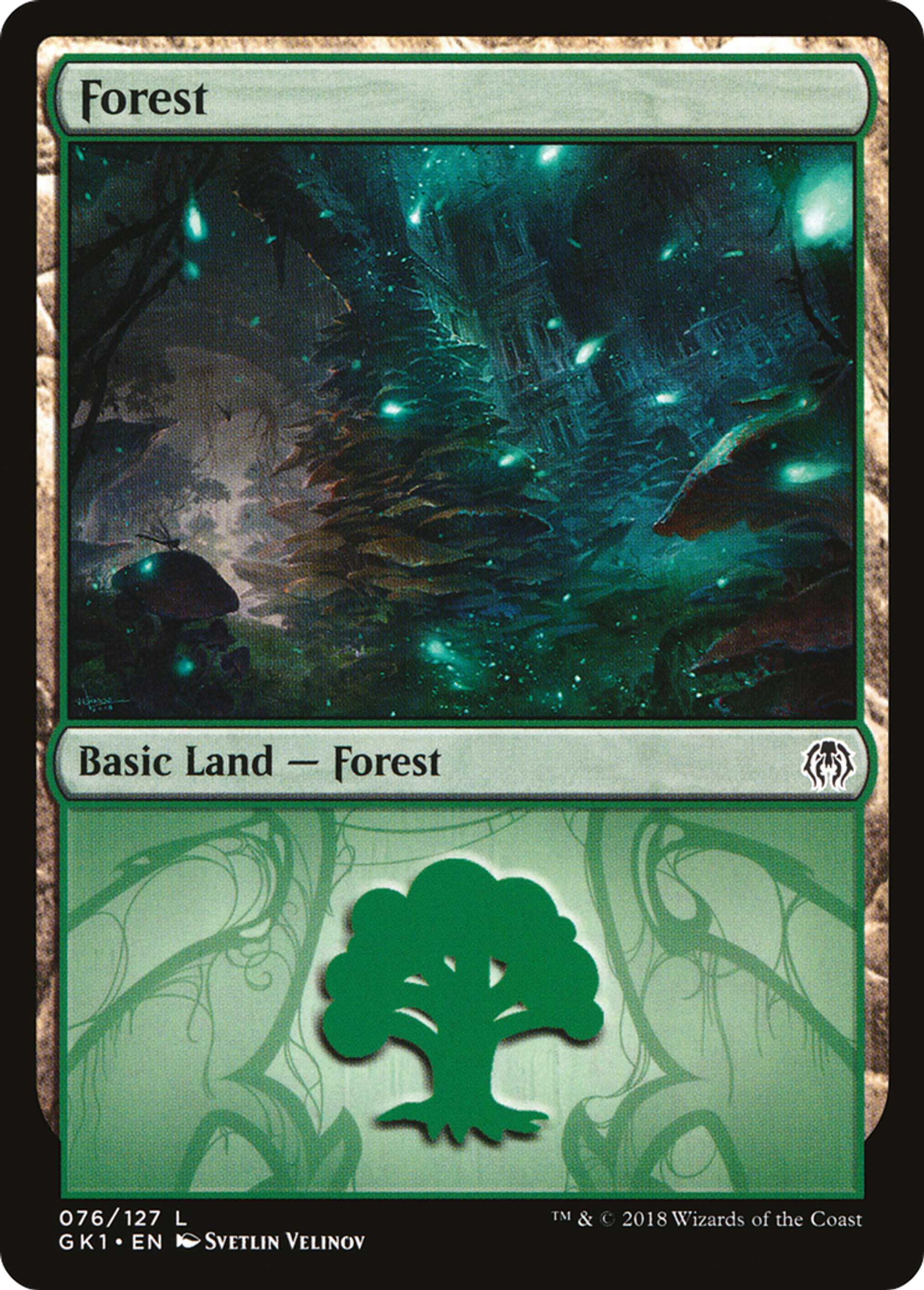 Forest — GRN Guild Kit — Magic: The Gathering