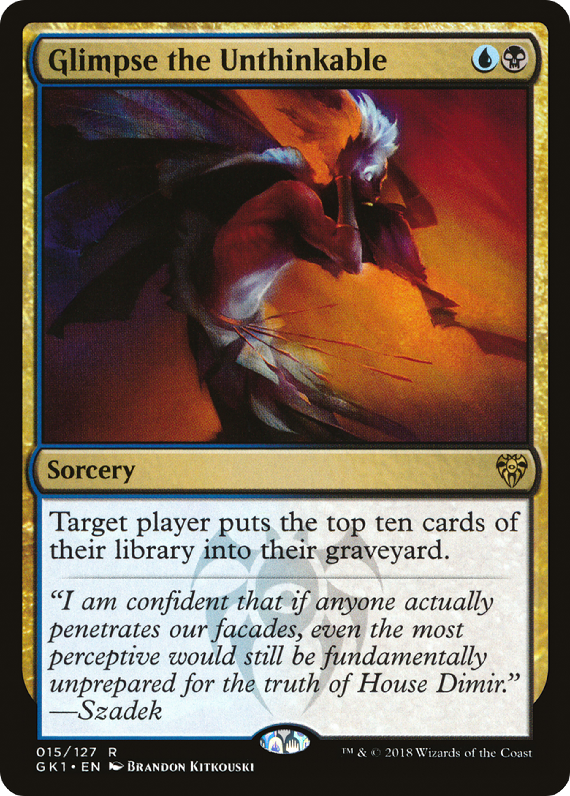 Glimpse the Unthinkable — GRN Guild Kit — Magic: The Gathering
