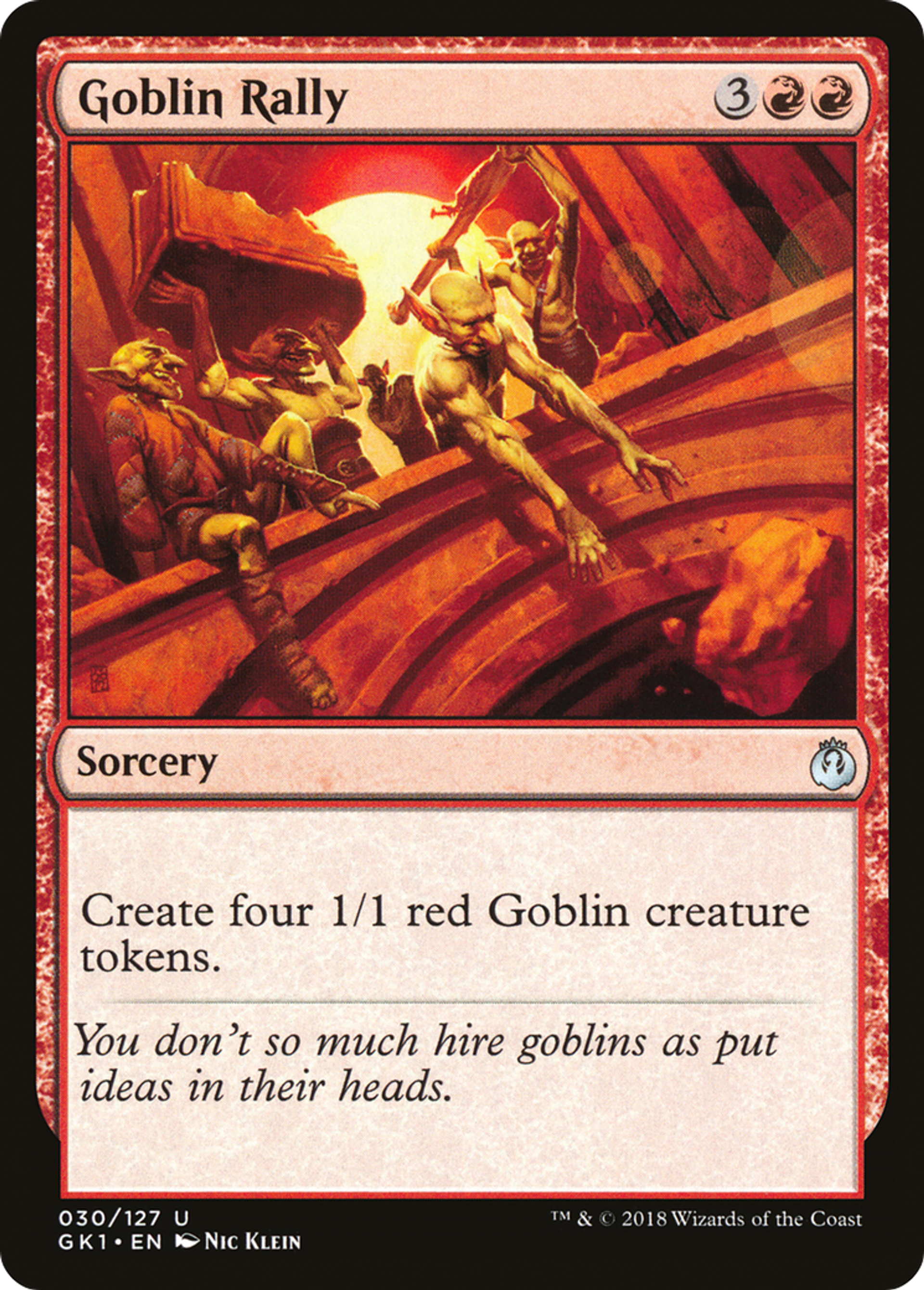 Goblin Rally — GRN Guild Kit — Magic: The Gathering