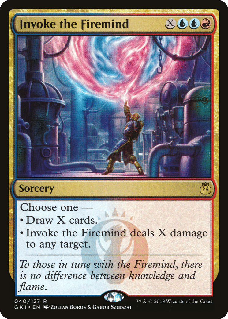 Invoke the Firemind — GRN Guild Kit — Magic: The Gathering