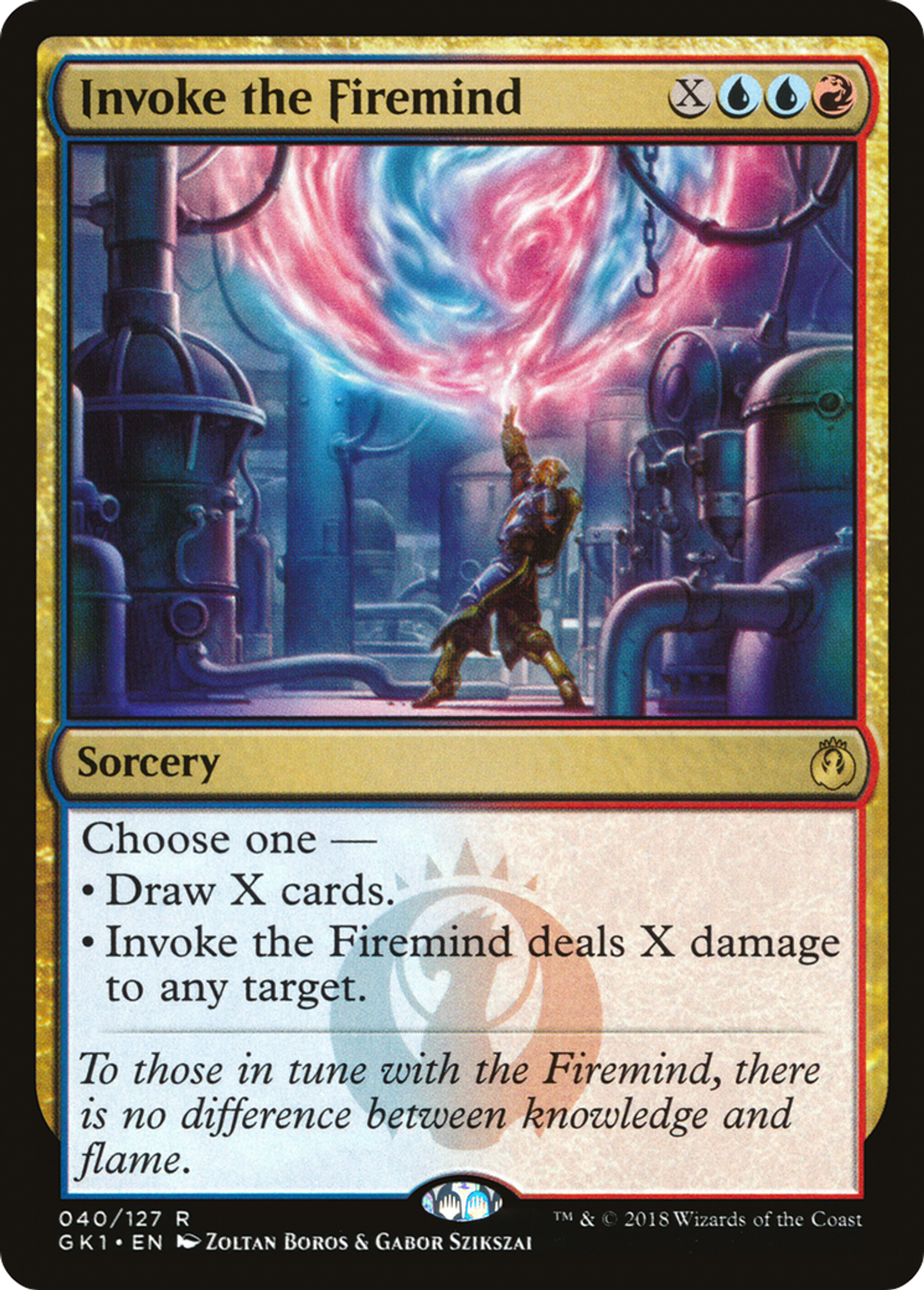 Invoke the Firemind — GRN Guild Kit — Magic: The Gathering