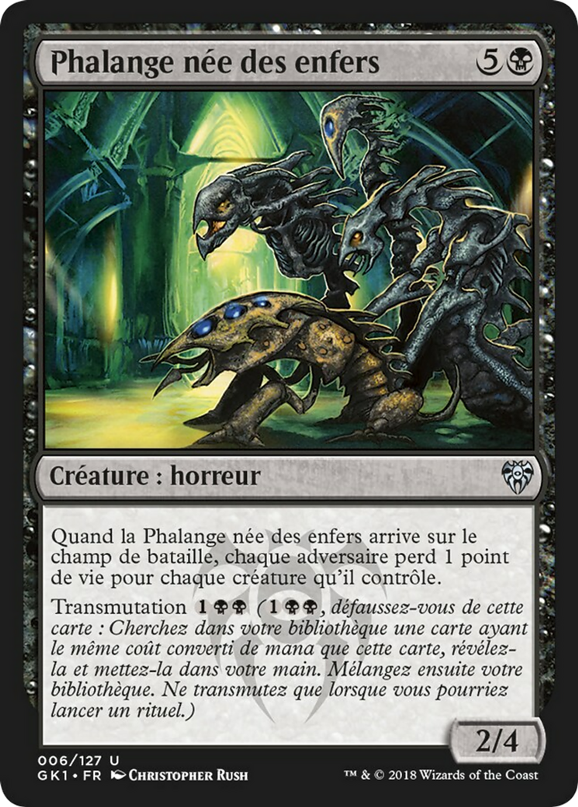 Phalange née des enfers — GRN Guild Kit — Magic: The Gathering
