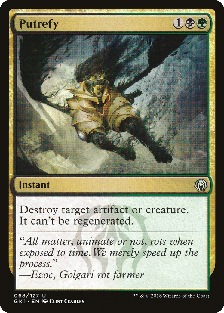 Putrefy — GRN Guild Kit — Magic: The Gathering
