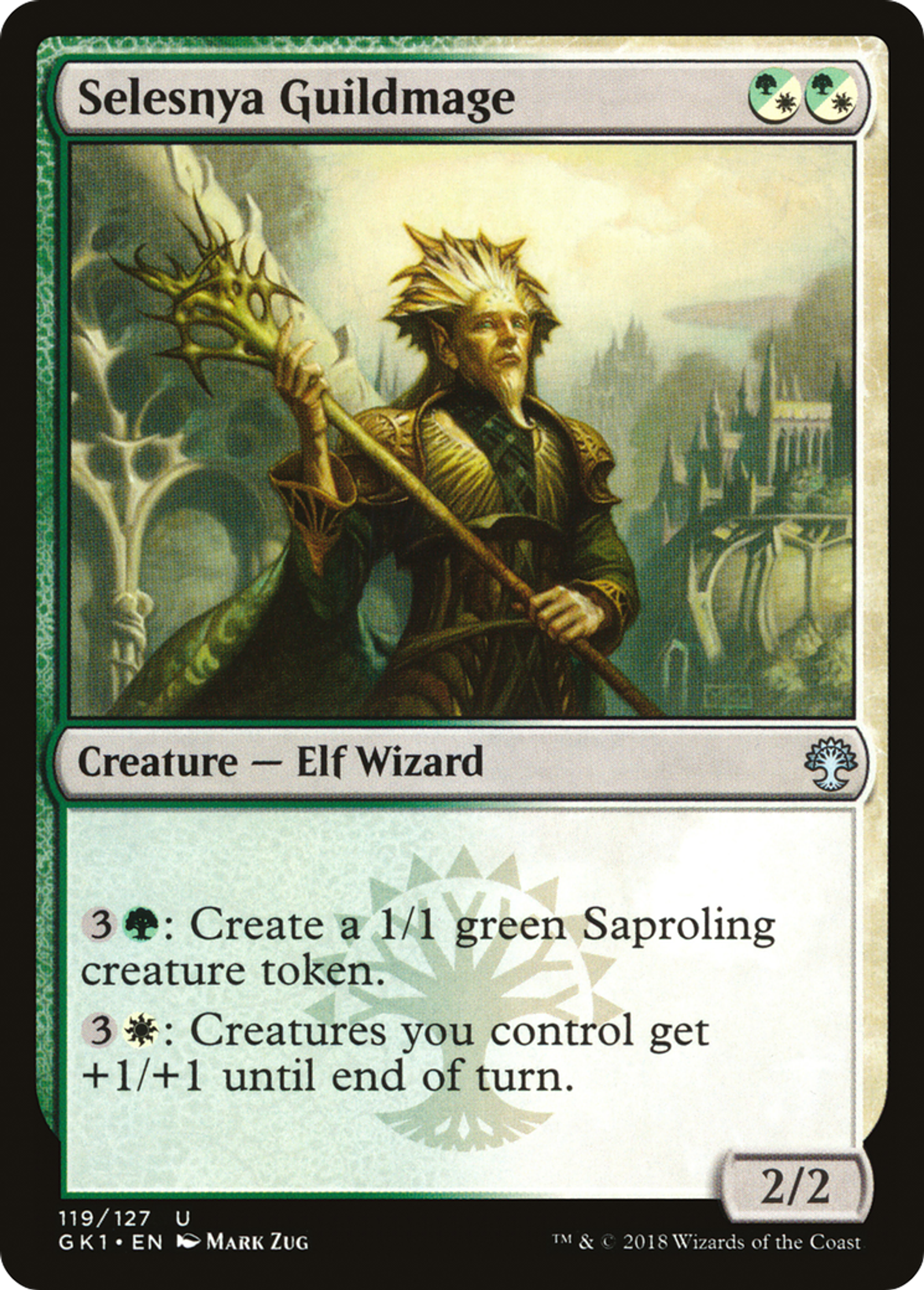 Selesnya Guildmage — GRN Guild Kit — Magic: The Gathering