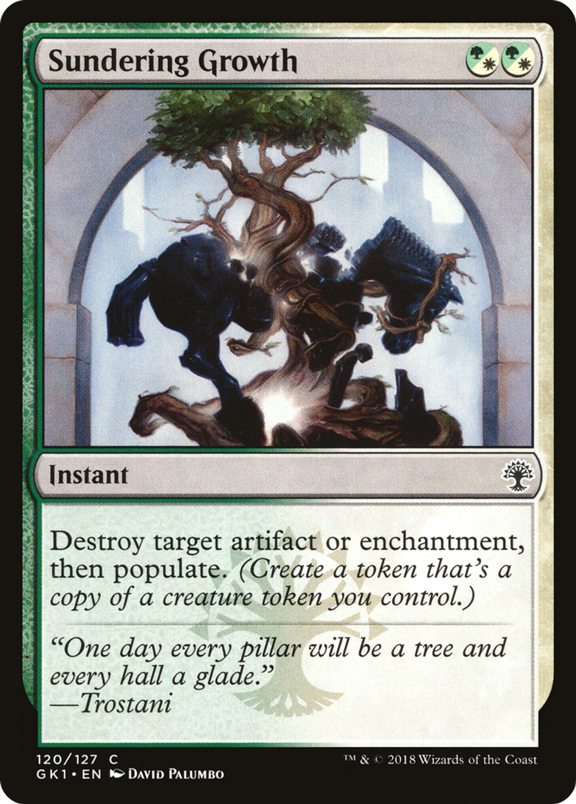 Sundering Growth — GRN Guild Kit — Magic: The Gathering