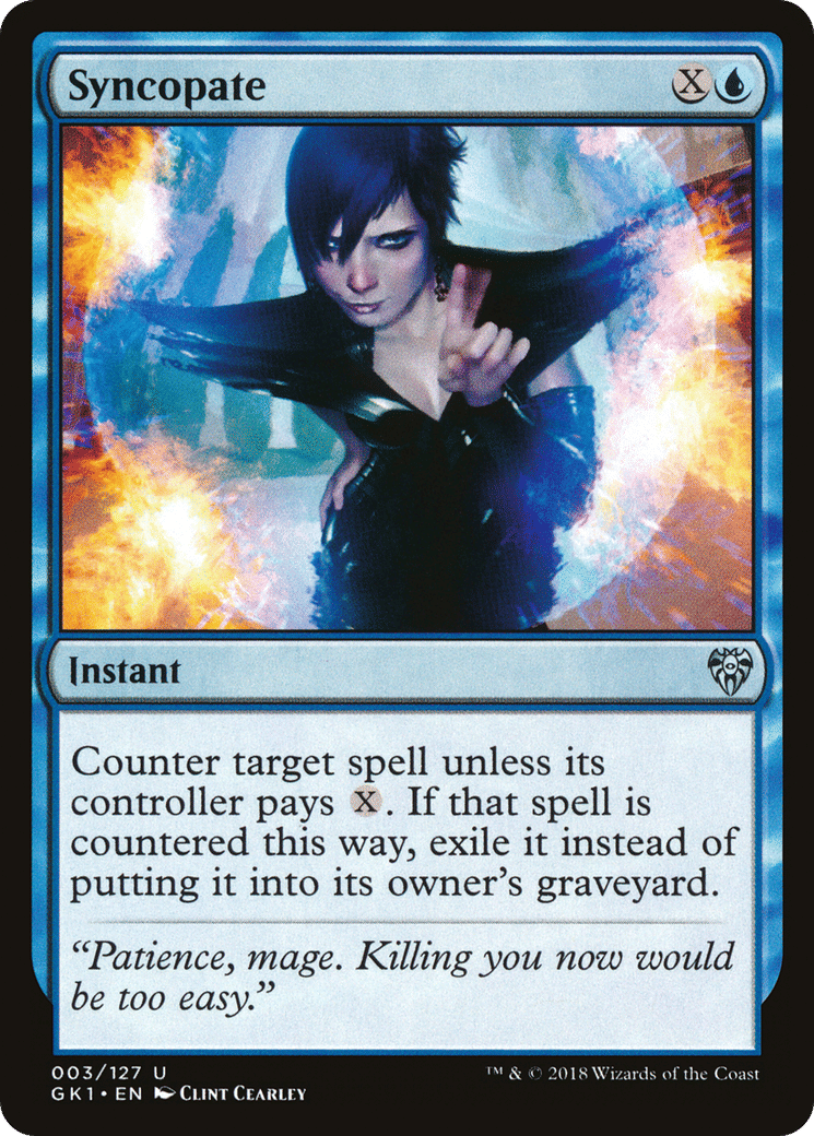 Syncopate — GRN Guild Kit — Magic: The Gathering