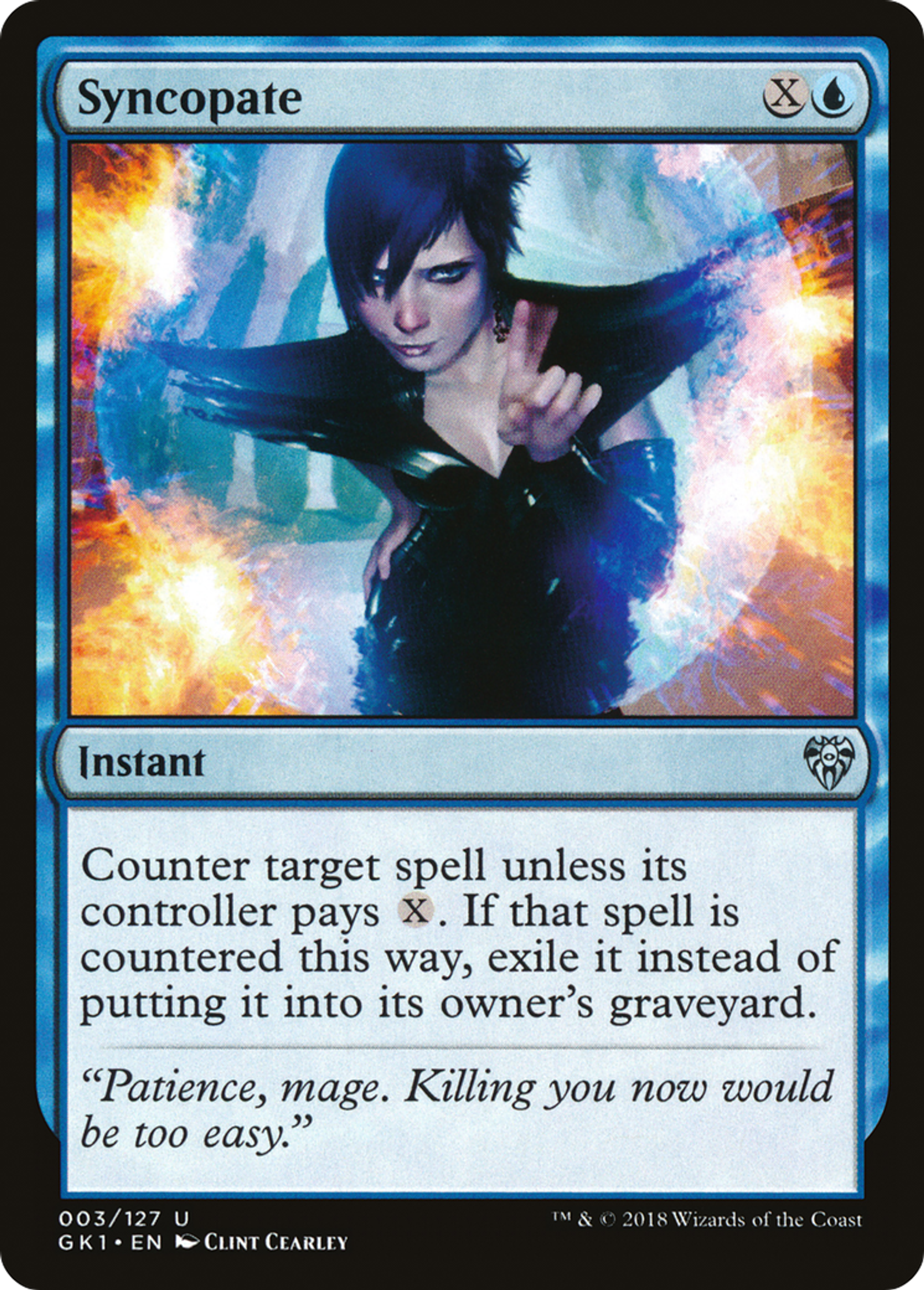 Syncopate — GRN Guild Kit — Magic: The Gathering