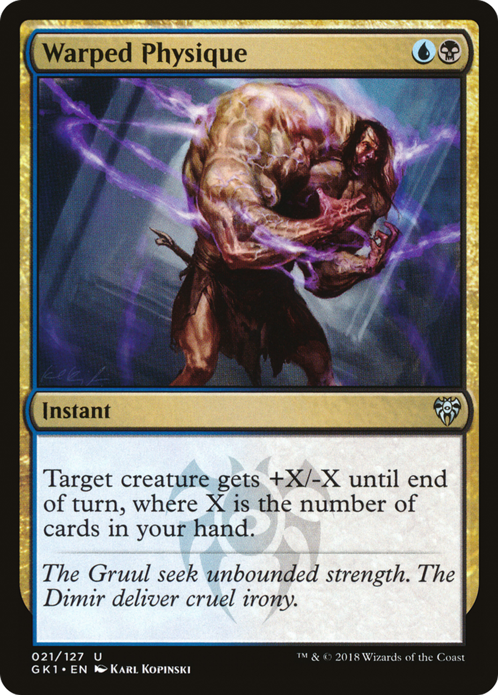 Warped Physique — GRN Guild Kit — Magic: The Gathering