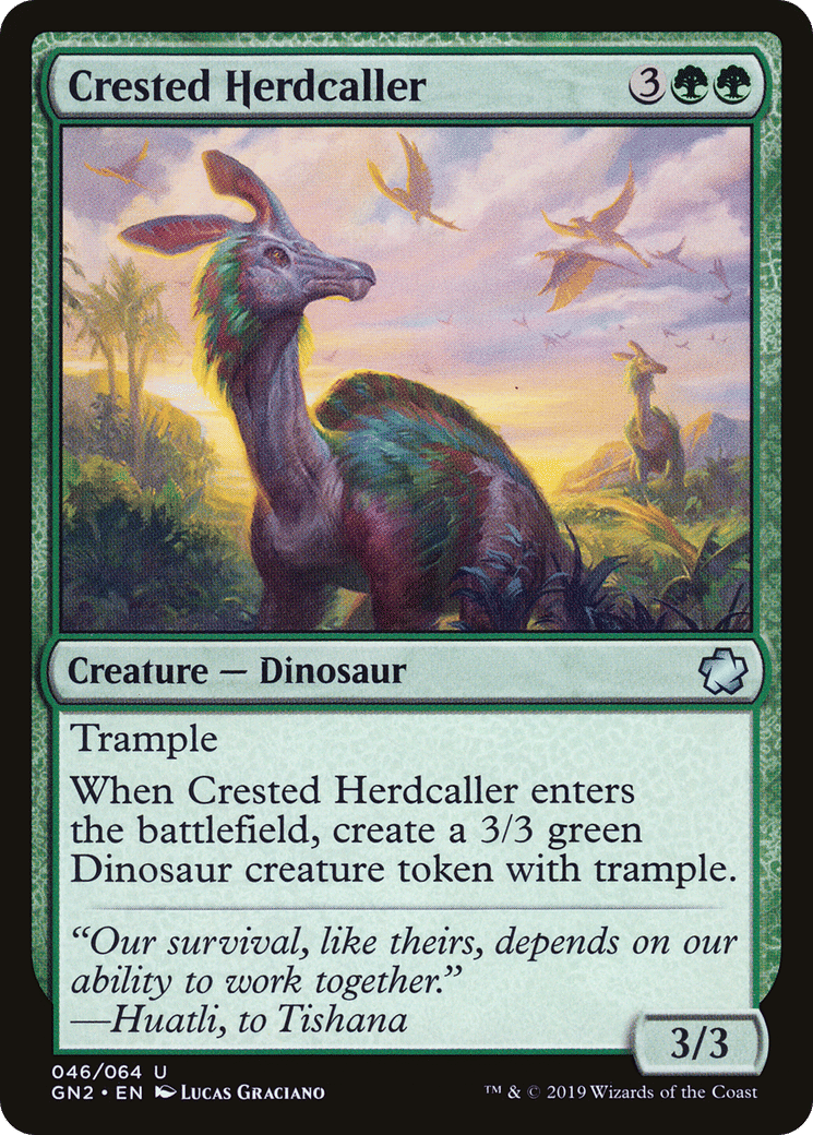 Crested Herdcaller — Game Night 2019 — Magic: The Gathering