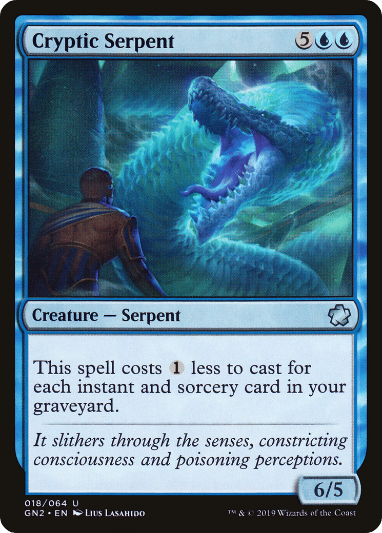 Cryptic Serpent — Game Night 2019 — Magic: The Gathering