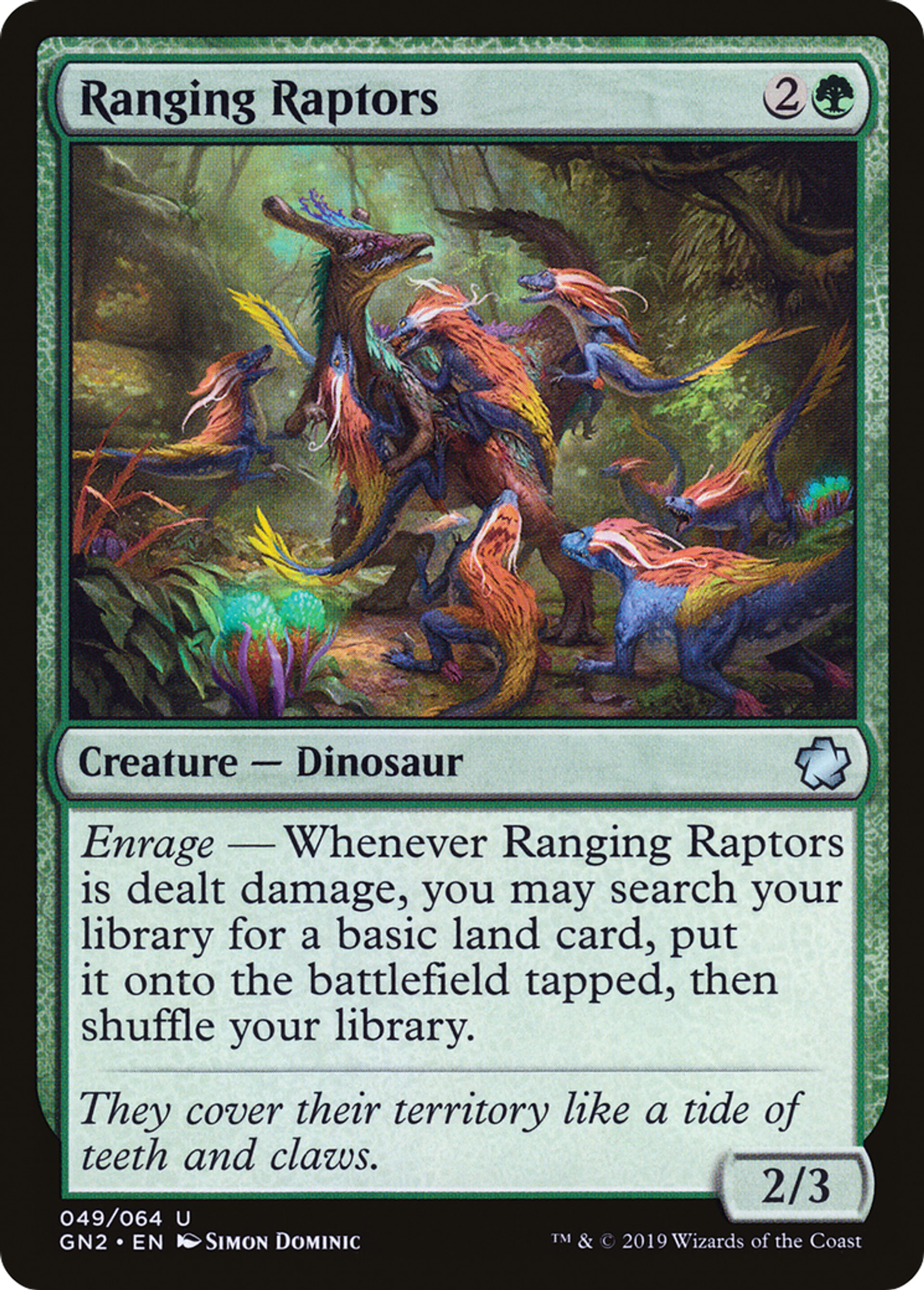 Multitude de raptors — Game Night 2019 — Magic: The Gathering