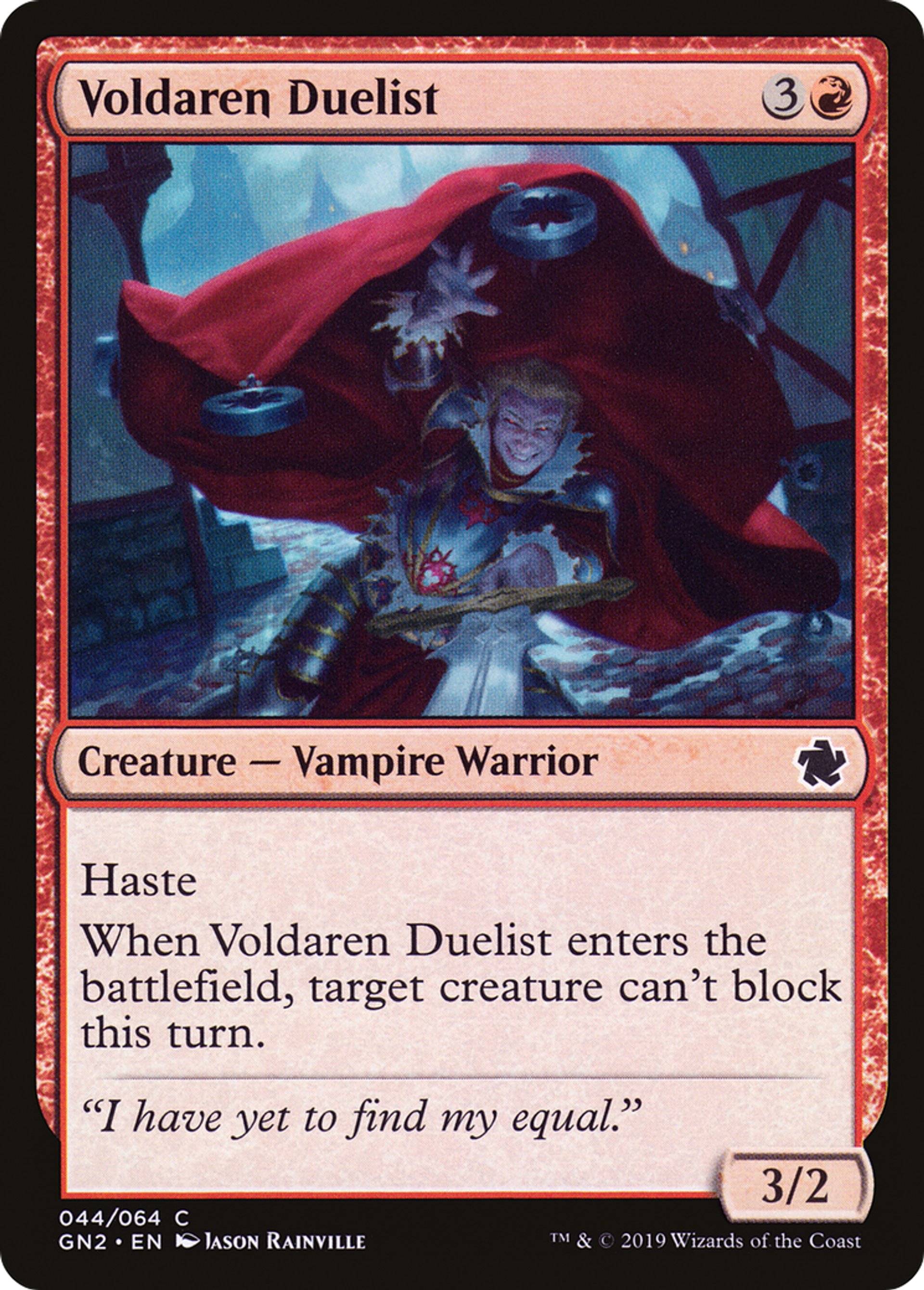 Voldaren Duelist — Game Night 2019 — Magic: The Gathering
