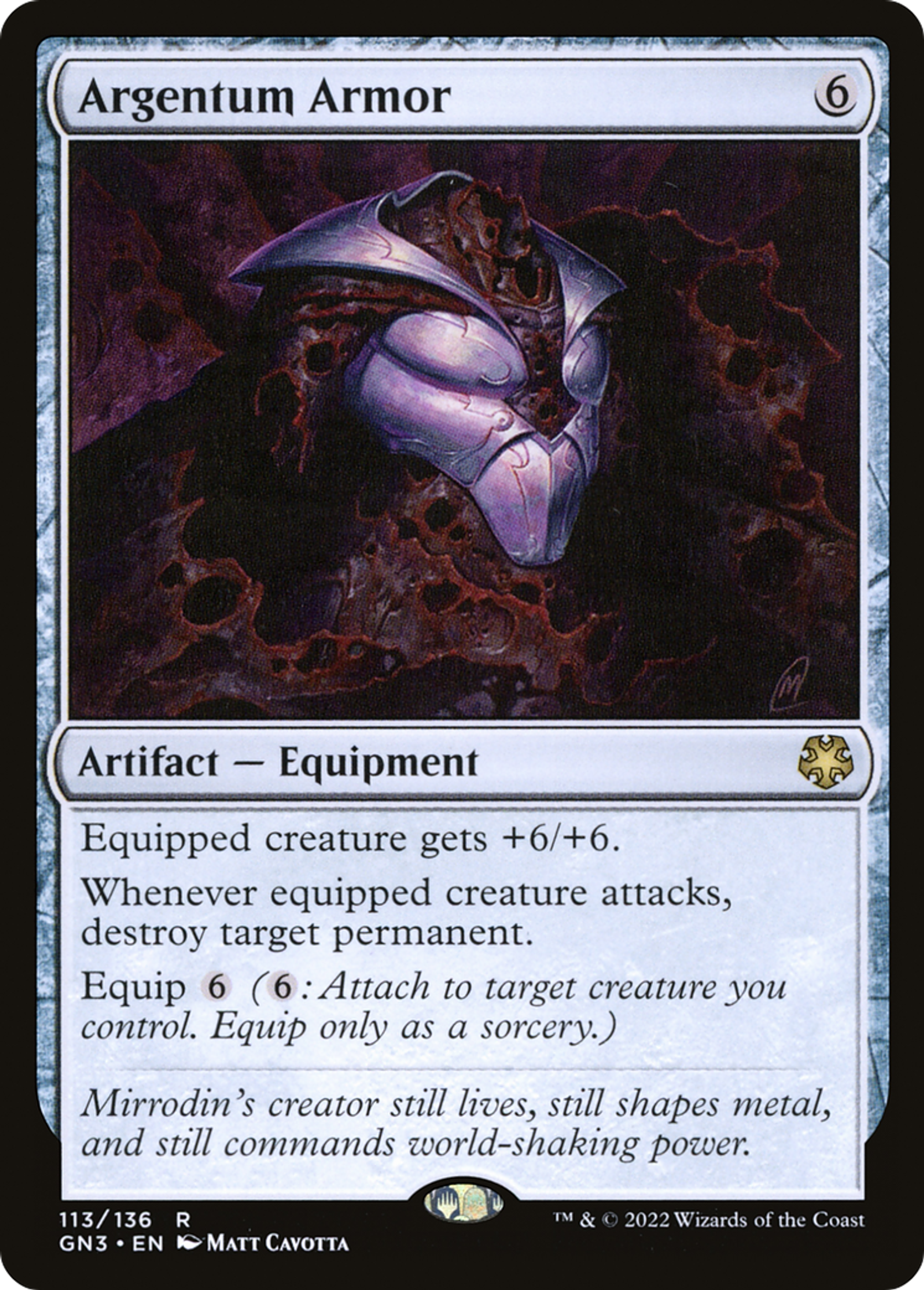 Armure d'Argentum — Game Night: Free-for-All — Magic: The Gathering