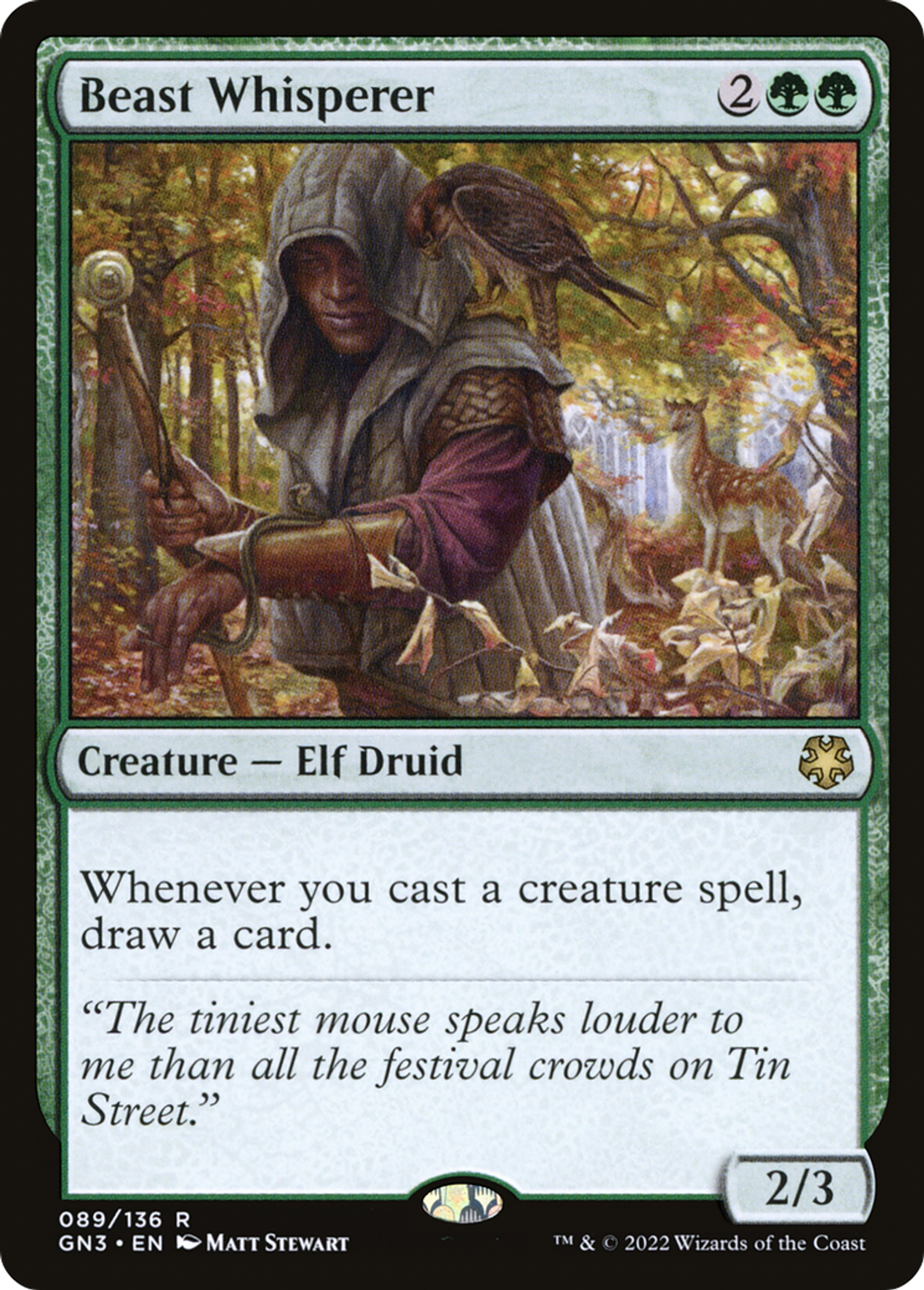 Chuchoteur de bête — Game Night: Free-for-All — Magic: The Gathering