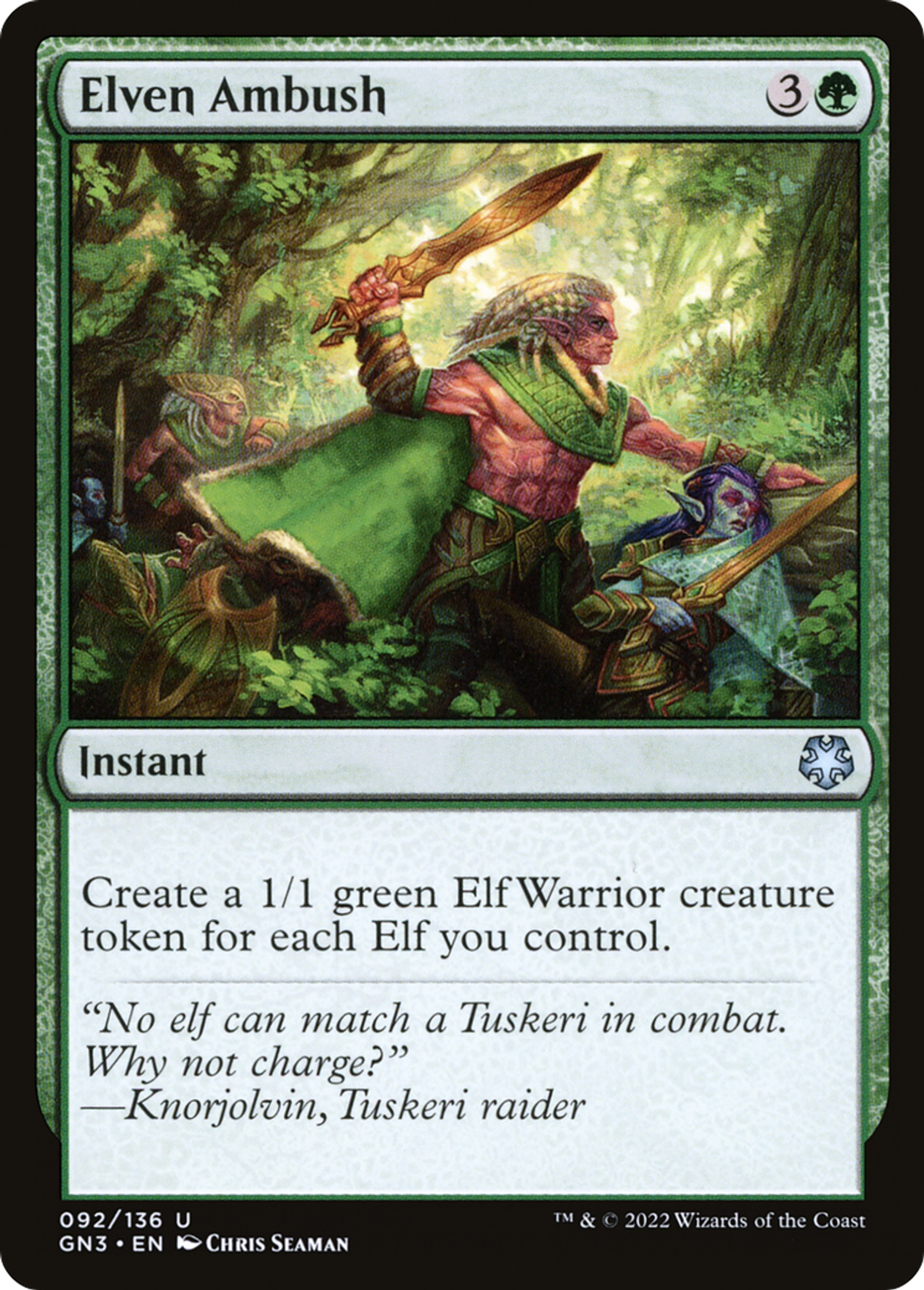 Embuscade elfe — Game Night: Free-for-All — Magic: The Gathering