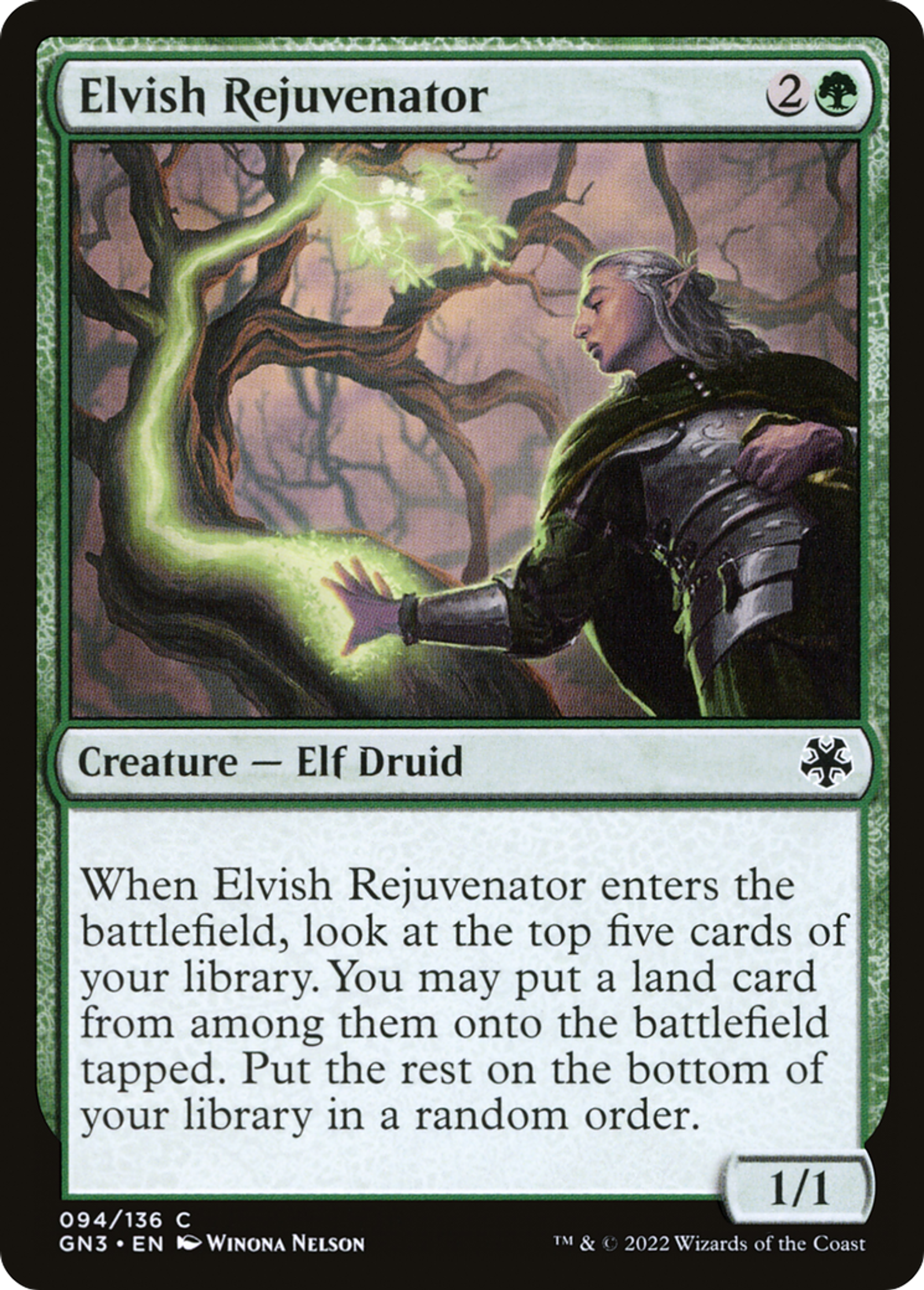 Rajeunisseur elfe — Game Night: Free-for-All — Magic: The Gathering
