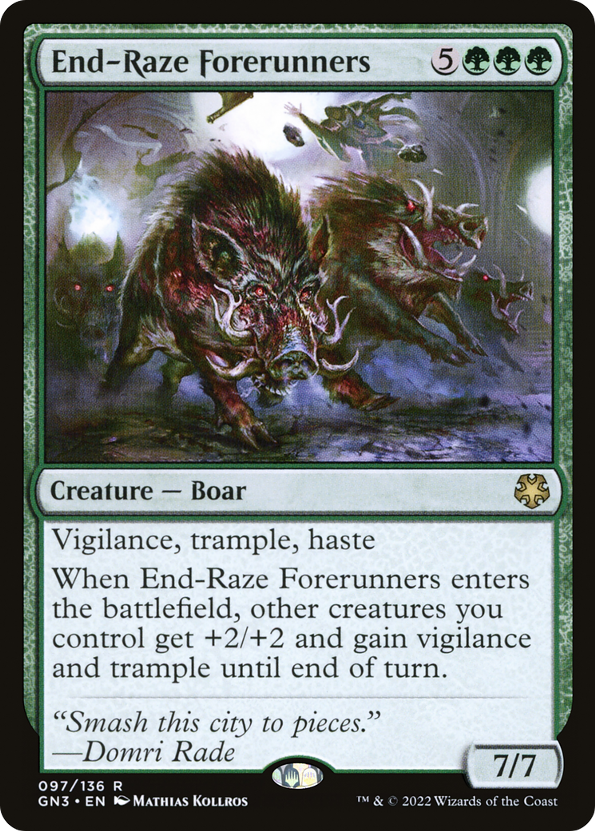 Avant-coureurs du Grand Terrassement — Game Night: Free-for-All — Magic: The Gathering