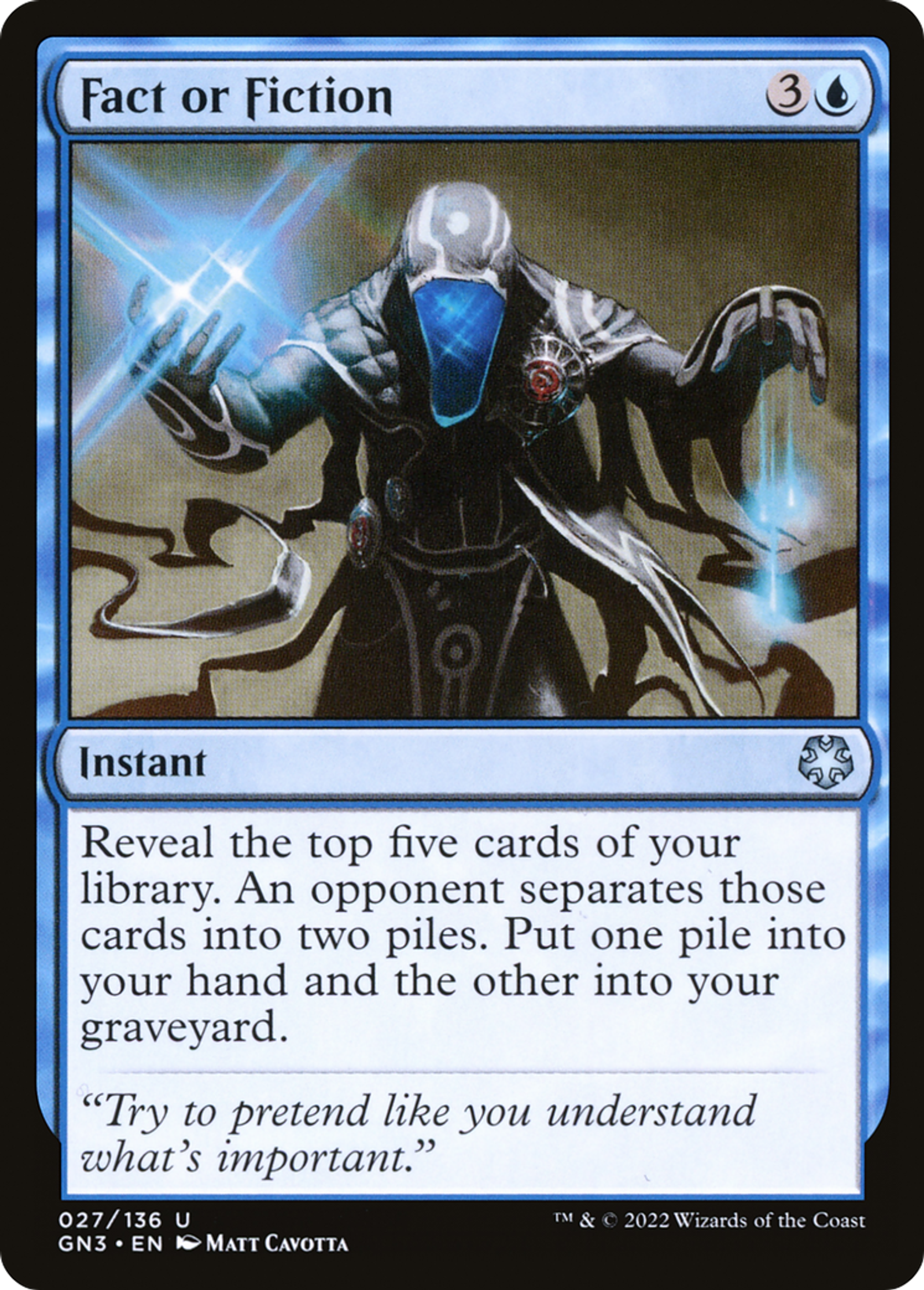 Fait ou fiction — Game Night: Free-for-All — Magic: The Gathering