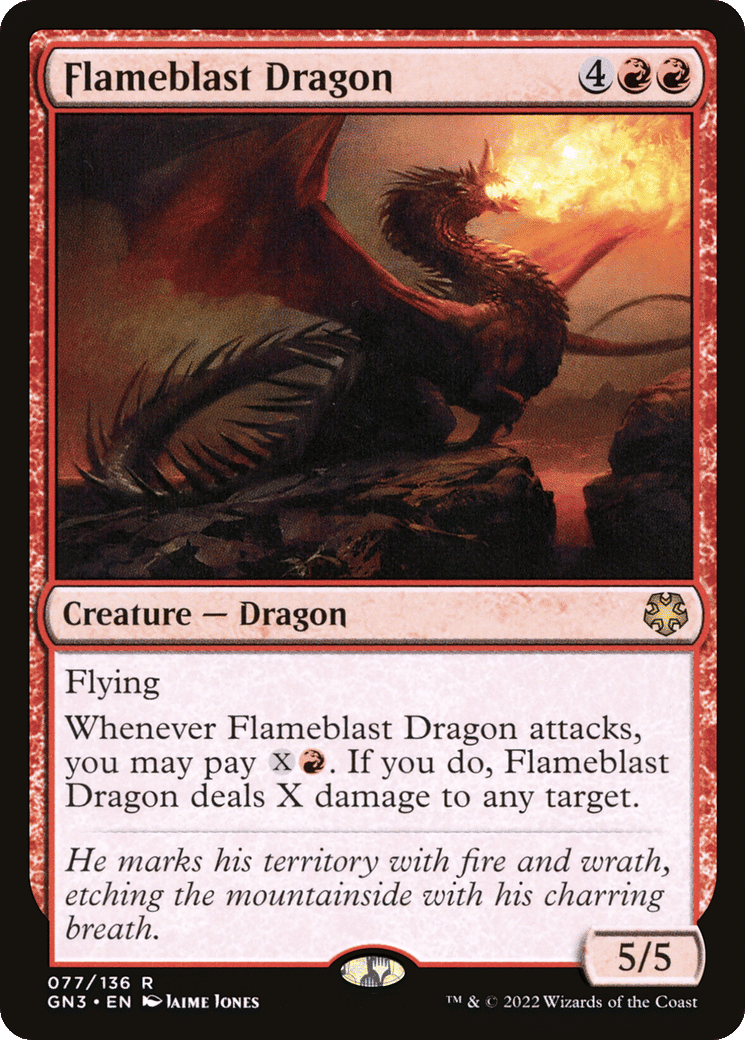 Flameblast Dragon — Game Night: Free-for-All — Magic: The Gathering