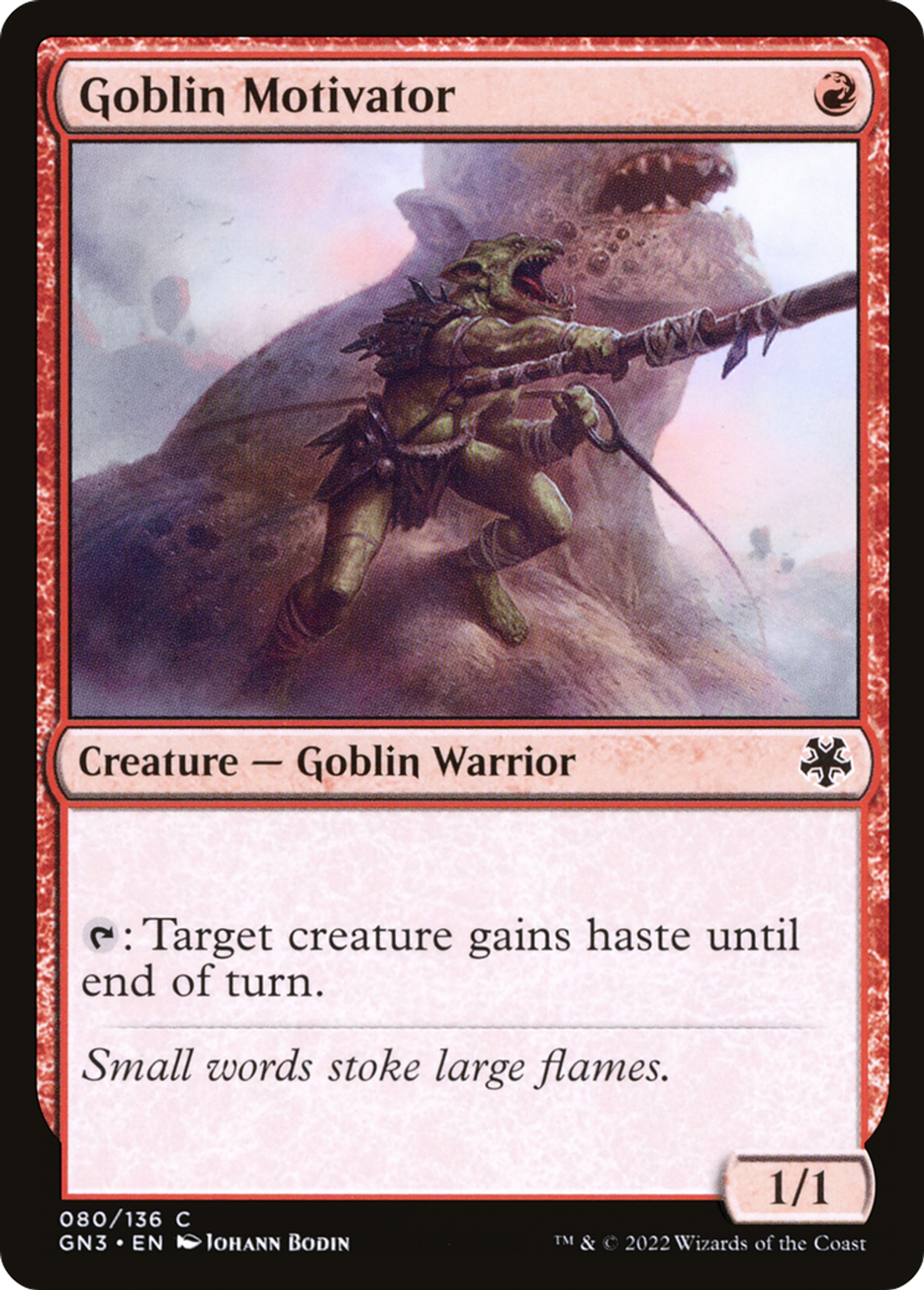 Motiveur gobelin — Game Night: Free-for-All — Magic: The Gathering