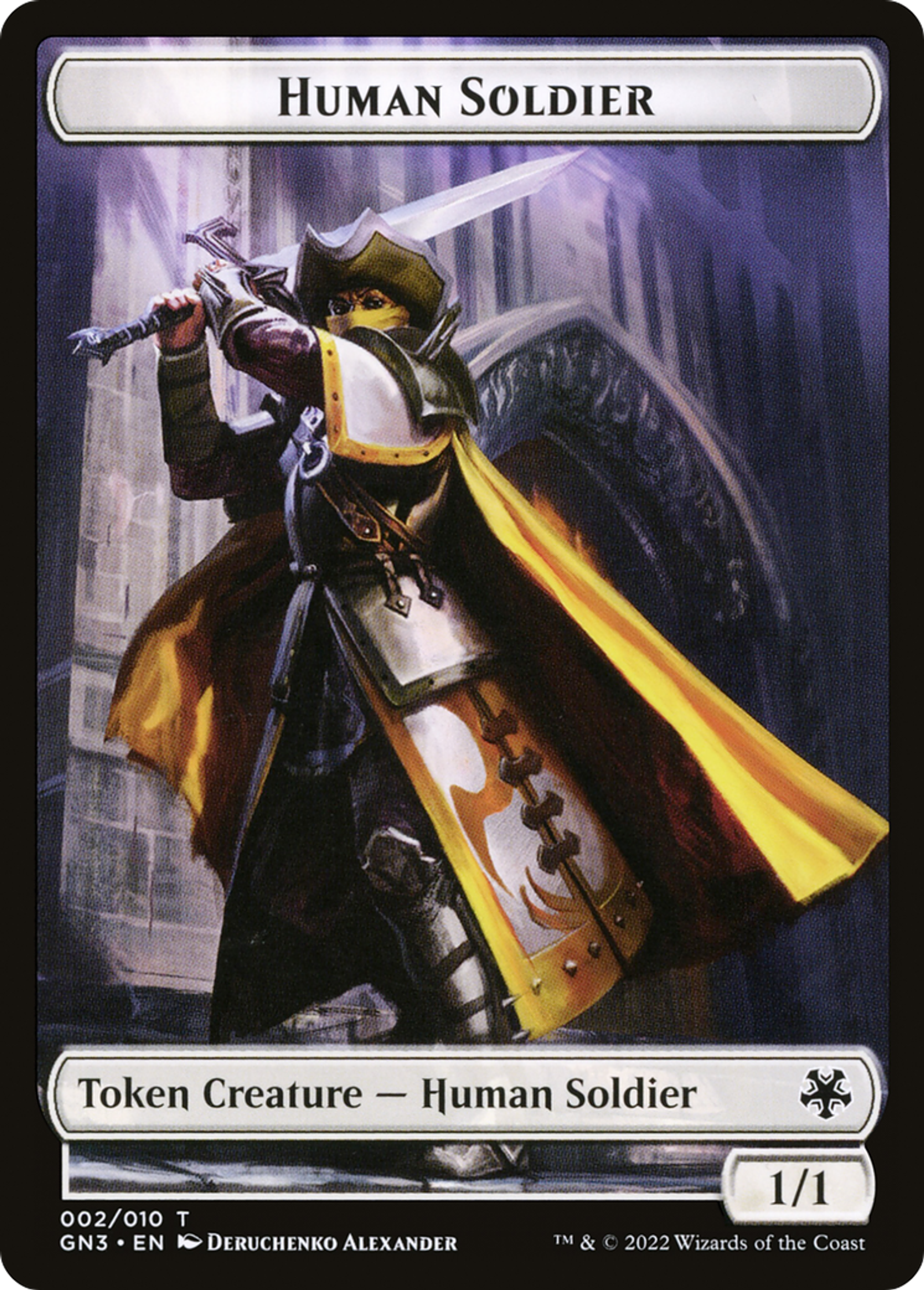 Human Soldier — Game Night: Free-for-All — Magic: The Gathering